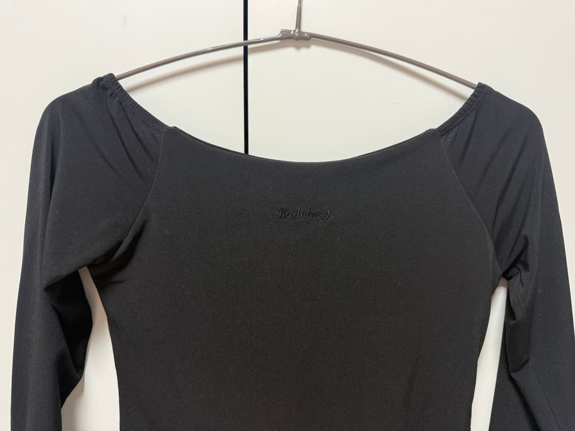 배드블러드 롱슬리브 바디수트 블랙 S 상품이미지3