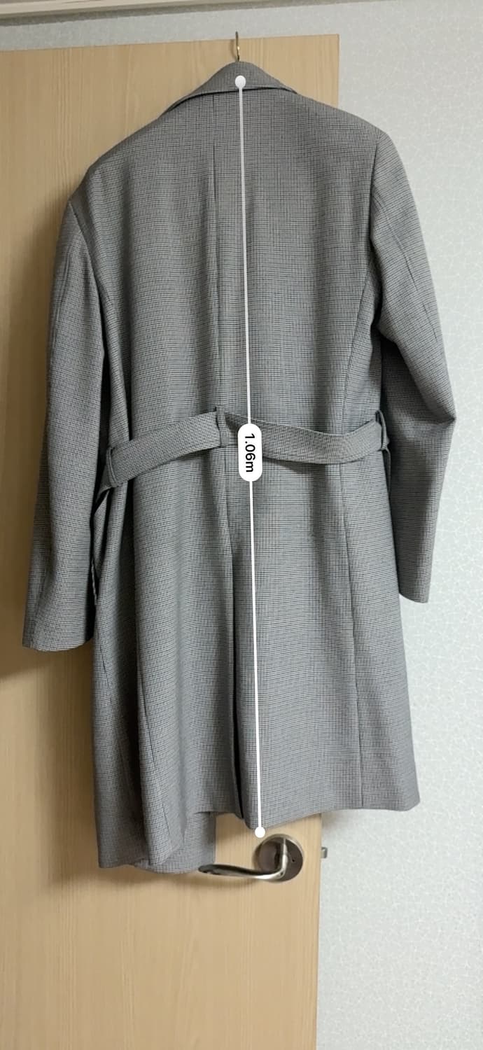 BASSO homme 하운드투스 체크 트렌치 코트 100 상품이미지2