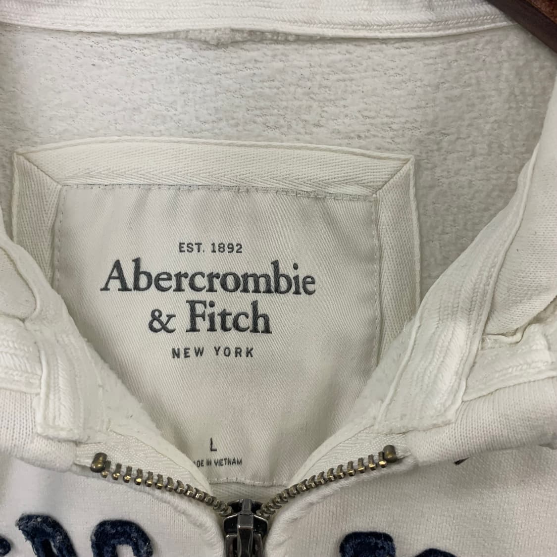 아베크롬비 y2k 와투케 화이트 후드집업 상품이미지6