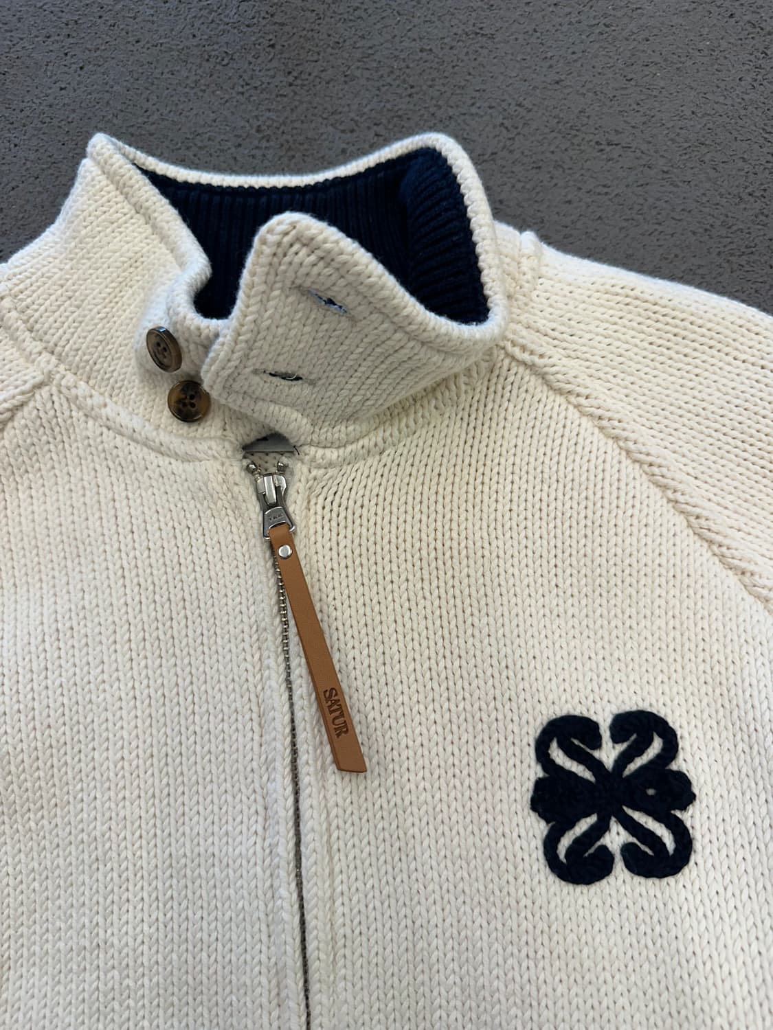 세터 니트 집업 자켓 처분  상품이미지2