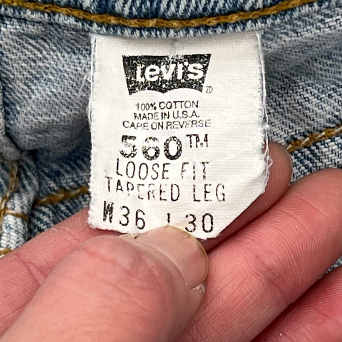 usa 리바이스 560 데님팬츠 r2119 상품이미지8