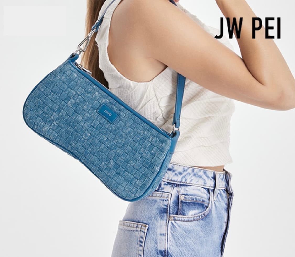 JW PEI 에바 숄더백 - 블루 데님 위브 상품이미지2