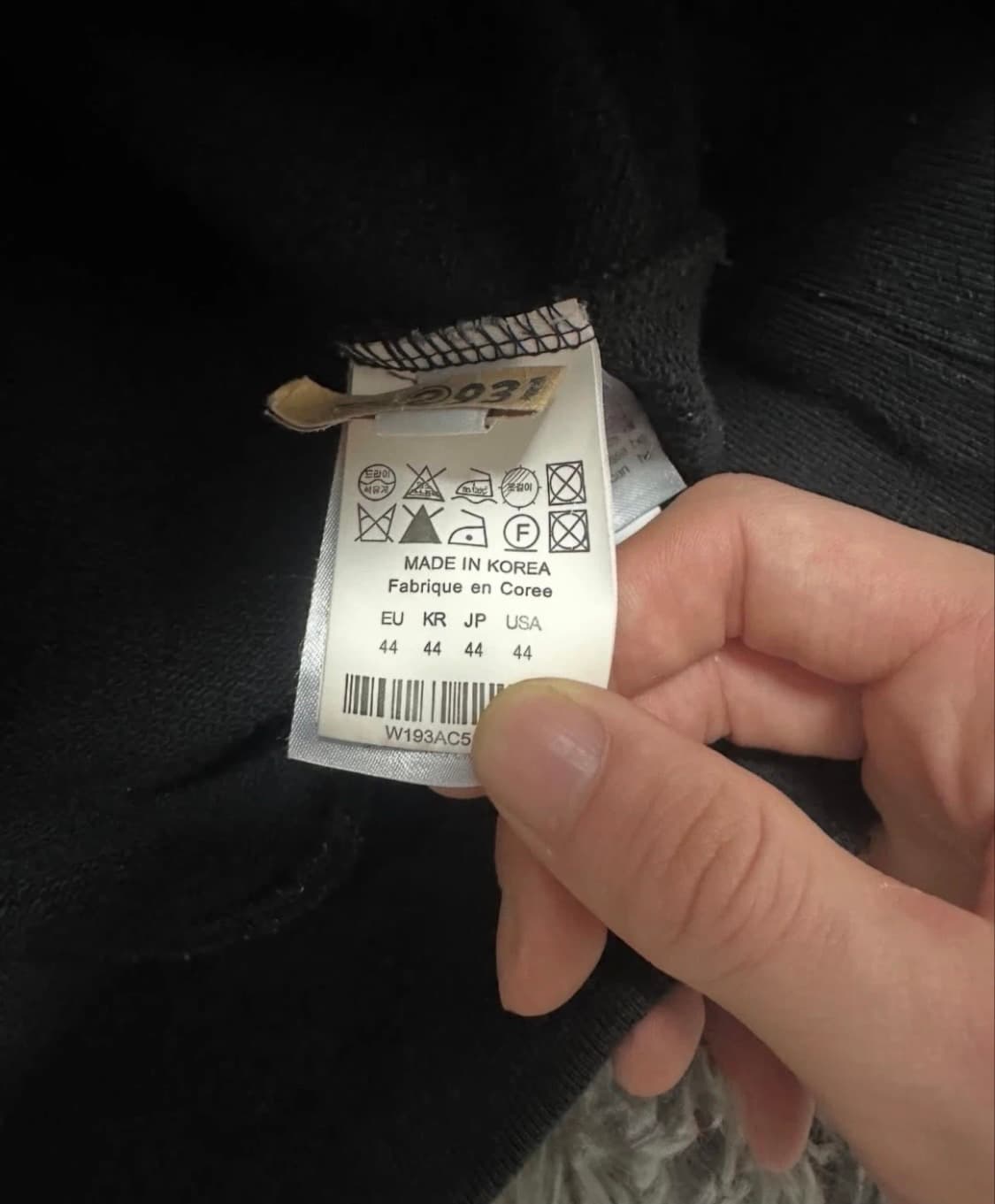 우영미 플라워 백로고 후드티 상품이미지6