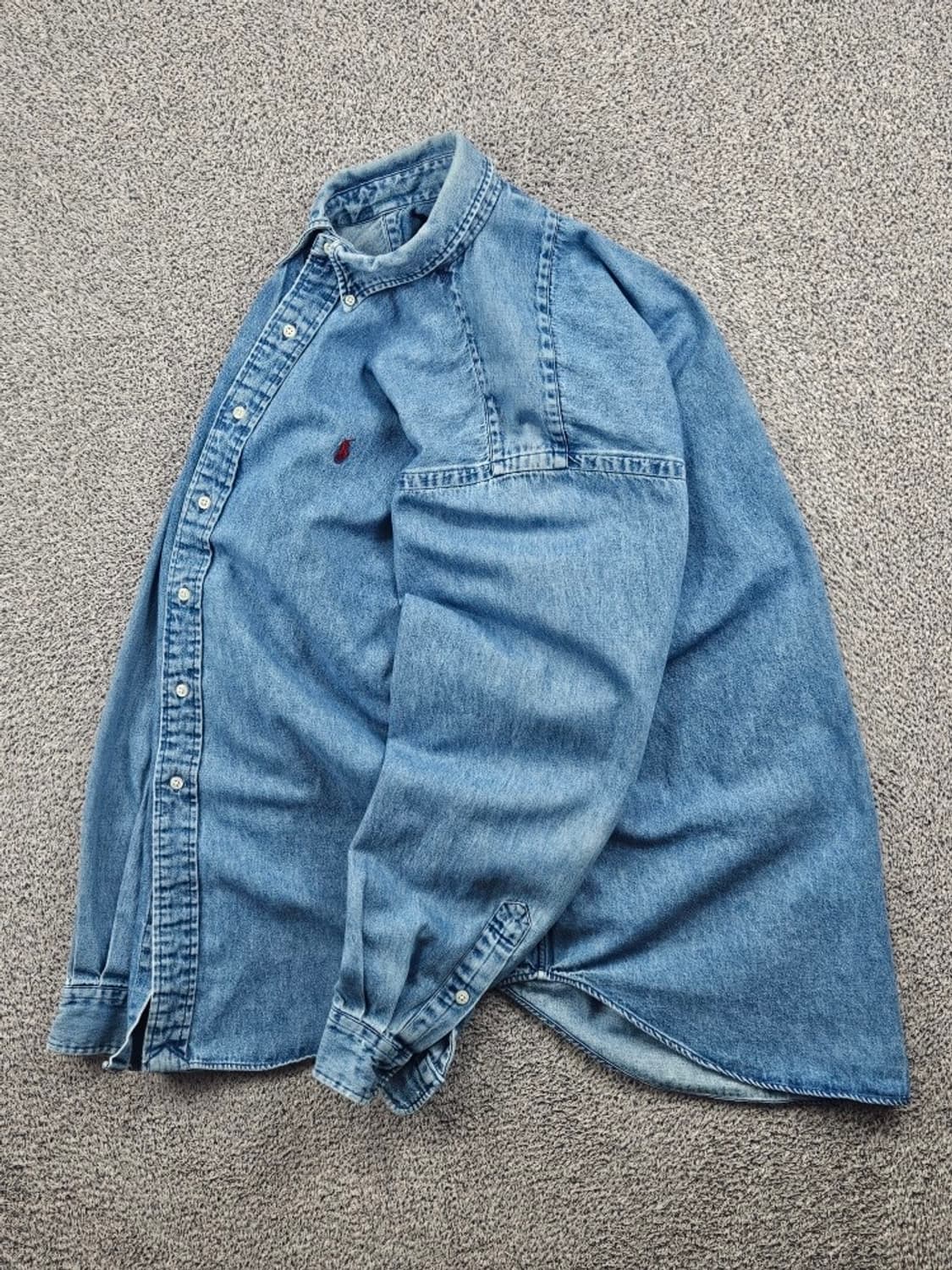 80's 폴로랄프로렌 블레어 데님 셔츠 ( L ) / 11453 상품이미지3