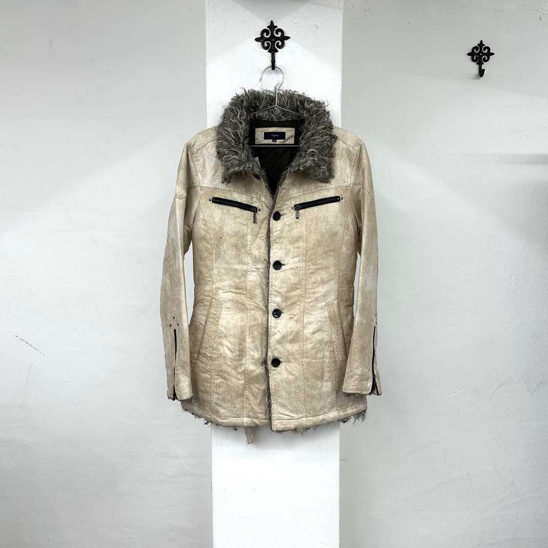 Signal ivory fur jacket 상품이미지1