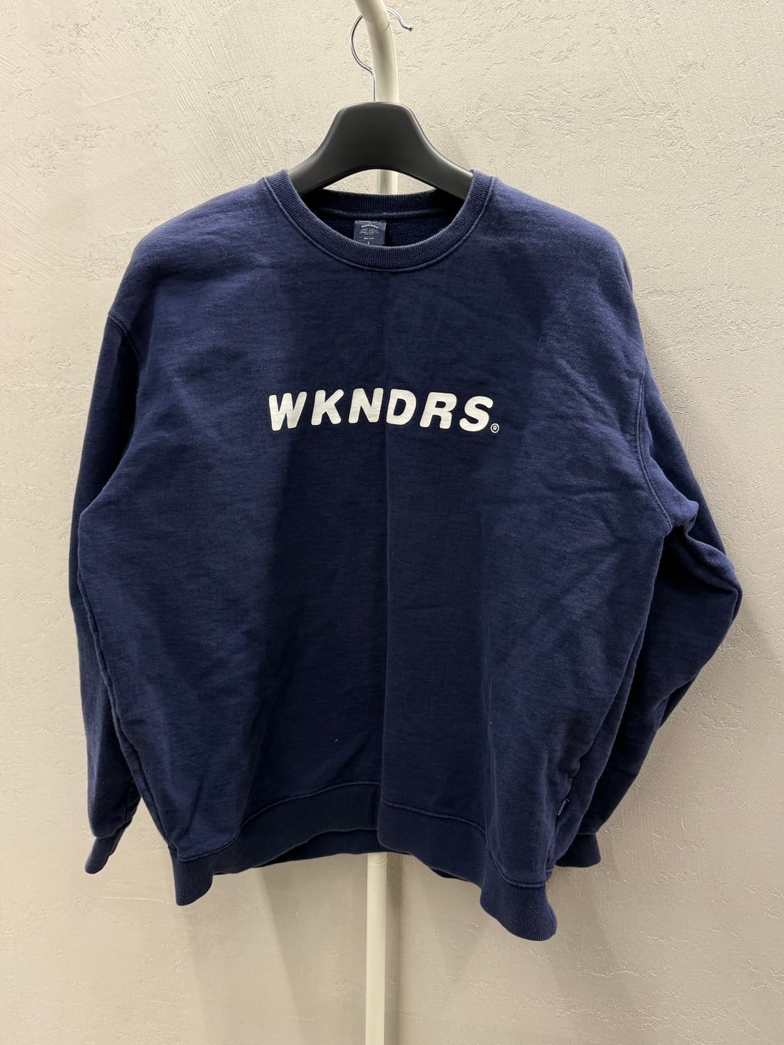 WKNDRS 오버핏 네이비 맨투맨 L 상품이미지2