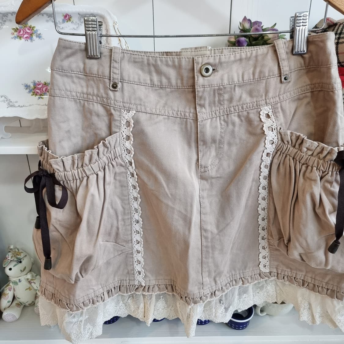 axes femme(악세스팜므) 레이스 프릴 스커트 상품이미지3