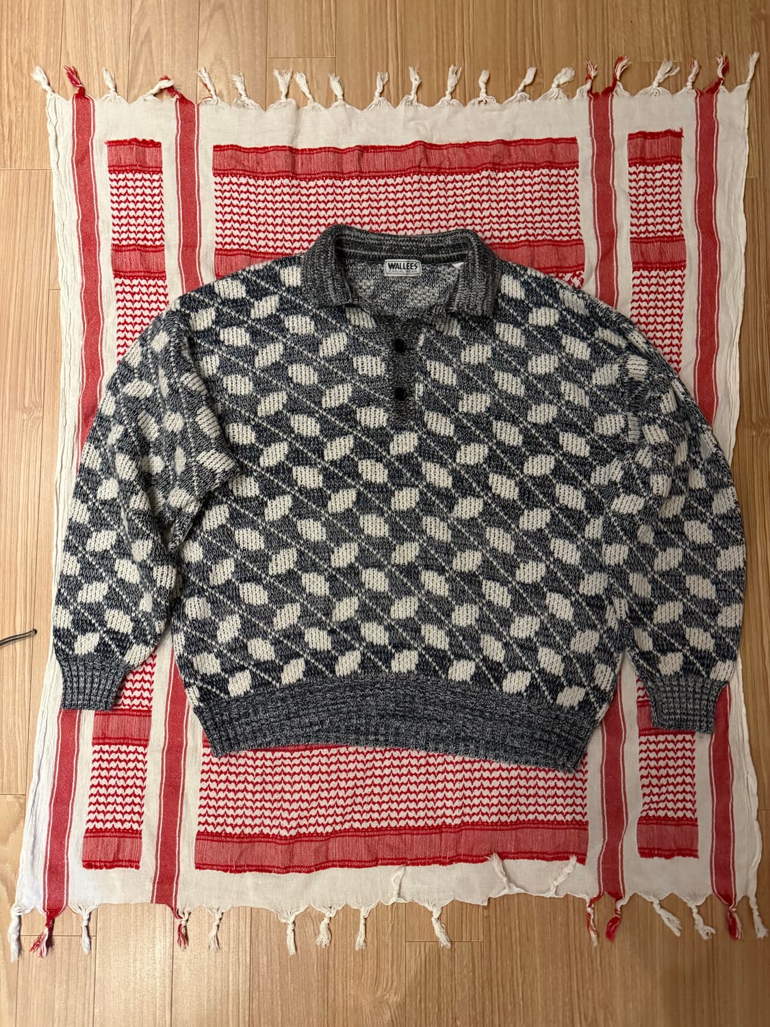Wallees 프랑스 빈티지 스웨터 상품이미지1