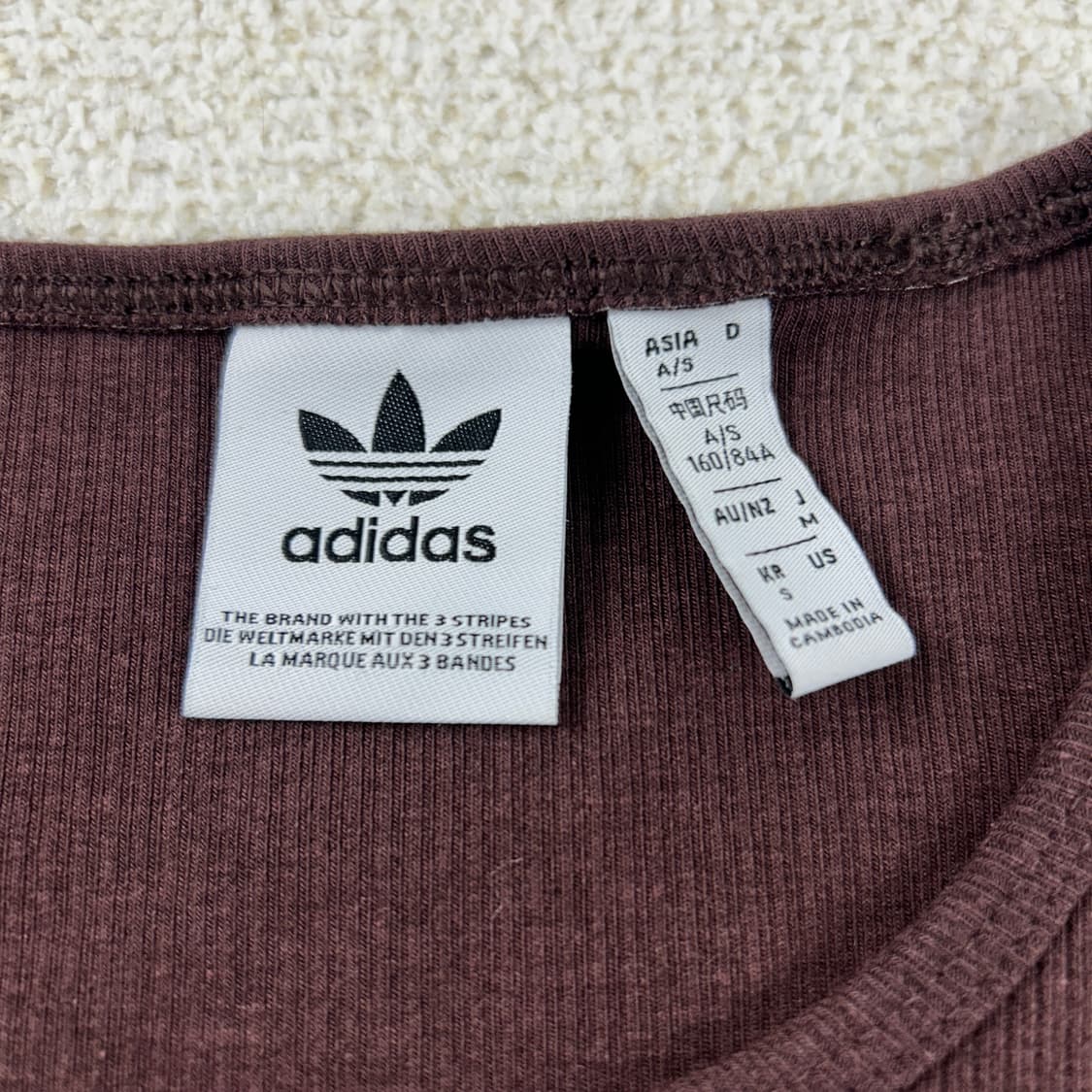 아디다스 트레포일 로고 롱슬리브 크롭티 상품이미지6