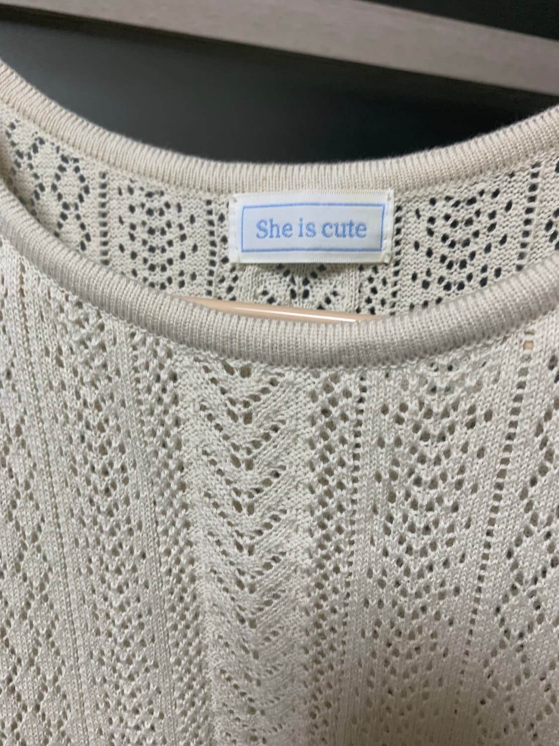 쉬이즈큐트 썸머니트탑 그레이지 상품이미지6