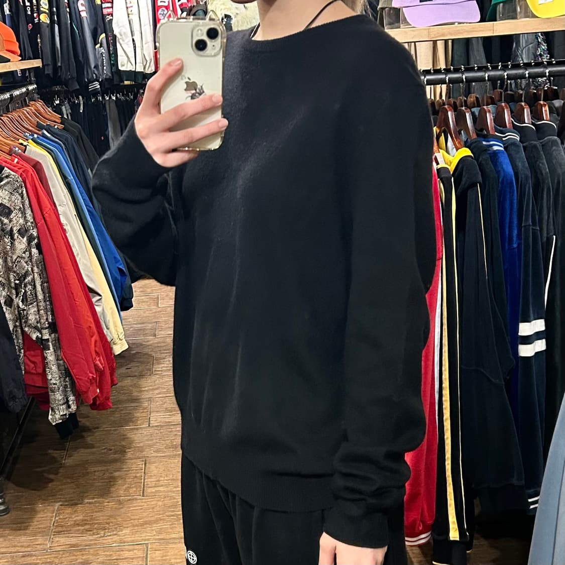 [HI] 폴로 니트 블랙 상품이미지4