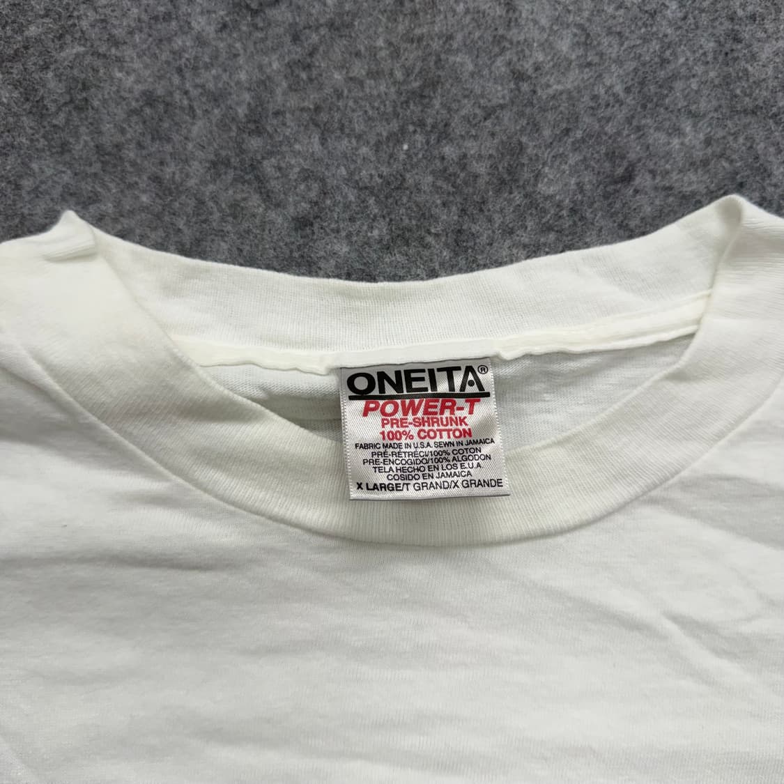 90s Vintage Oneita Power-T Tshirt 상품이미지4