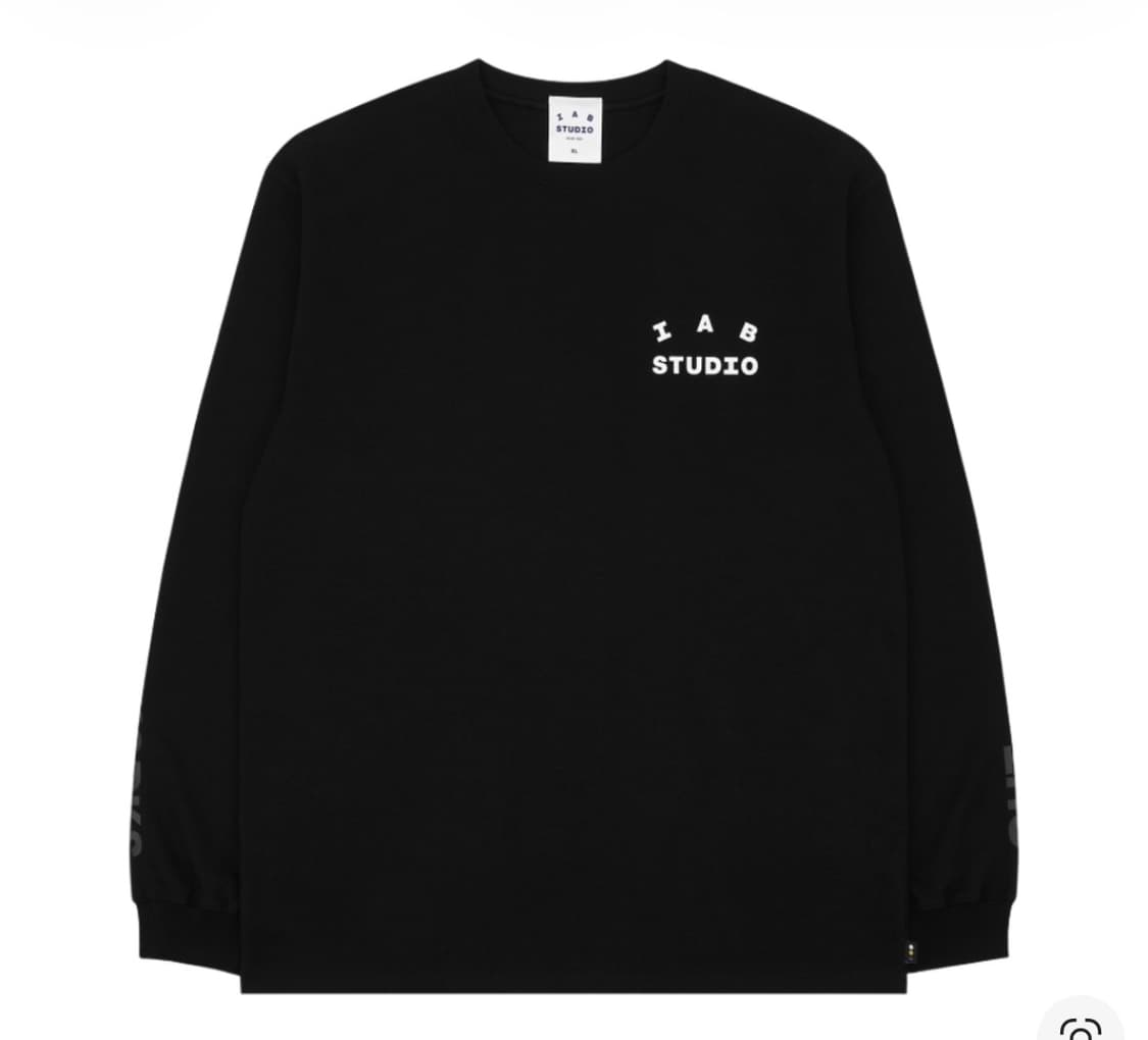 (새상품 L) 아이앱 스튜디오 롱슬리브 블랙 상품이미지2