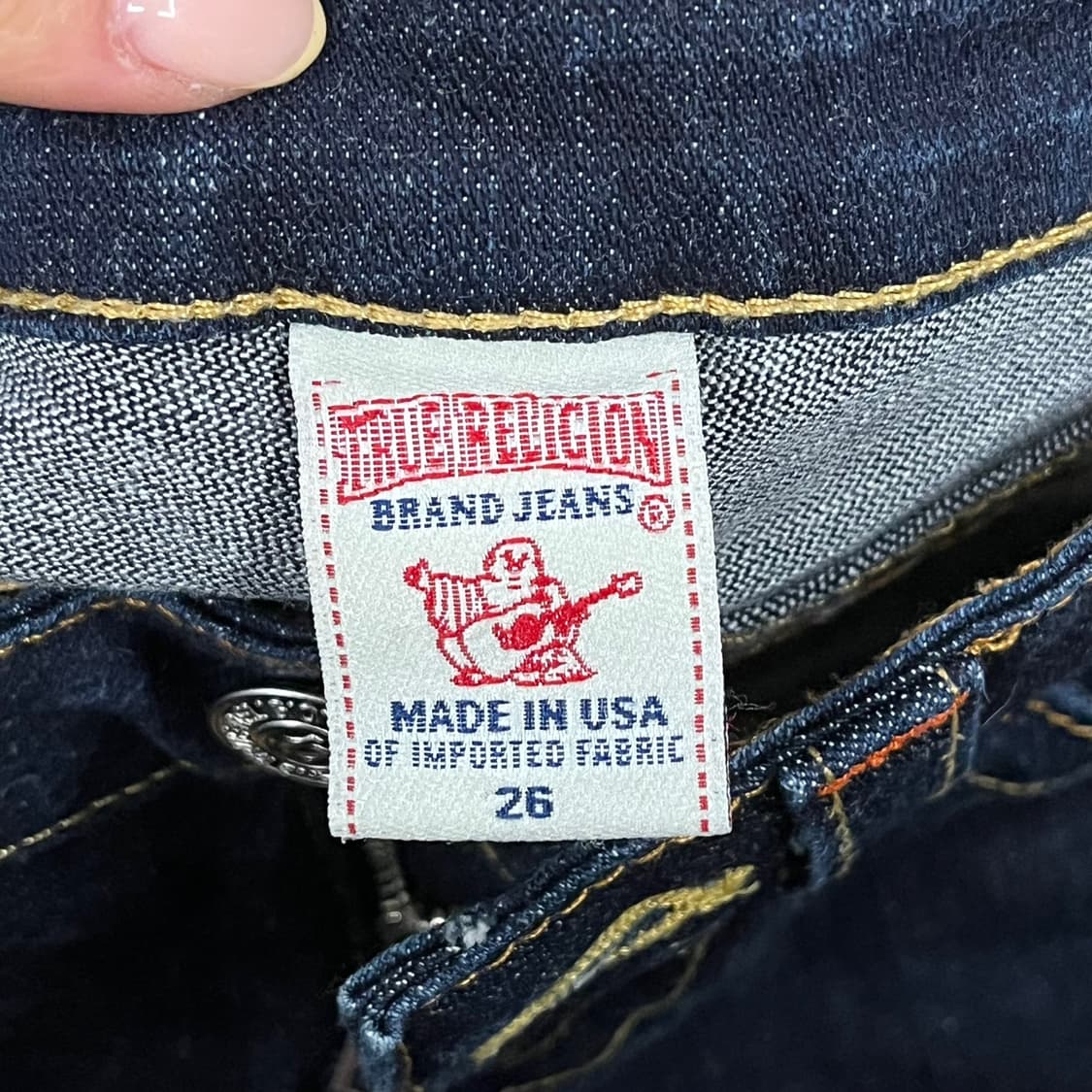 [정품/26] 트루릴리젼 데님 바지 b19 상품이미지4