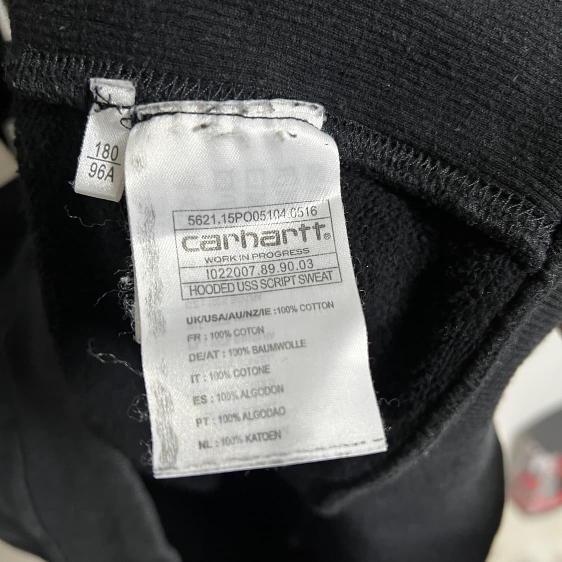 칼하트 wip 박시 후드티 상품이미지4