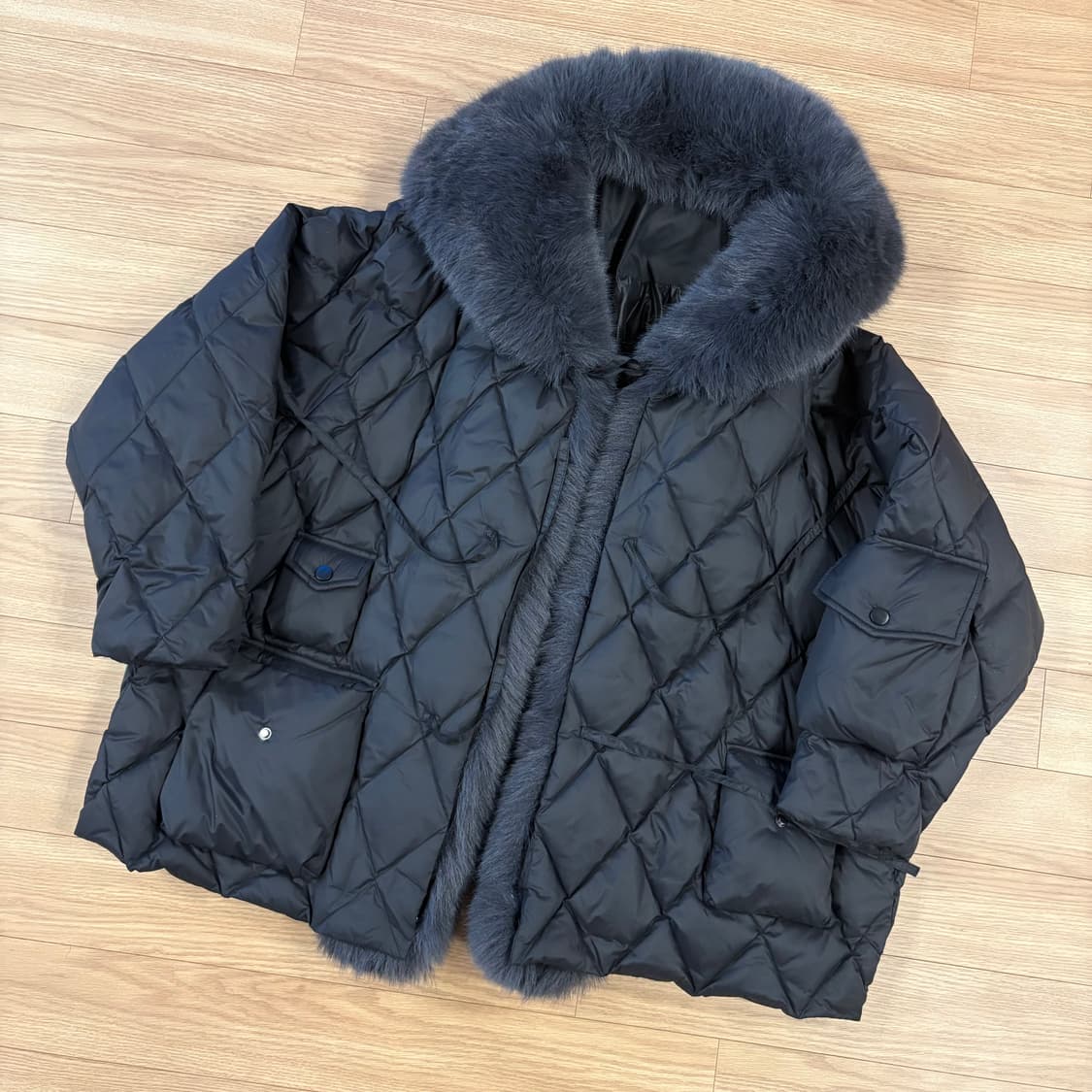 LALALOUNGE(랄라 라운지) 폭스퍼 패딩 상품이미지1