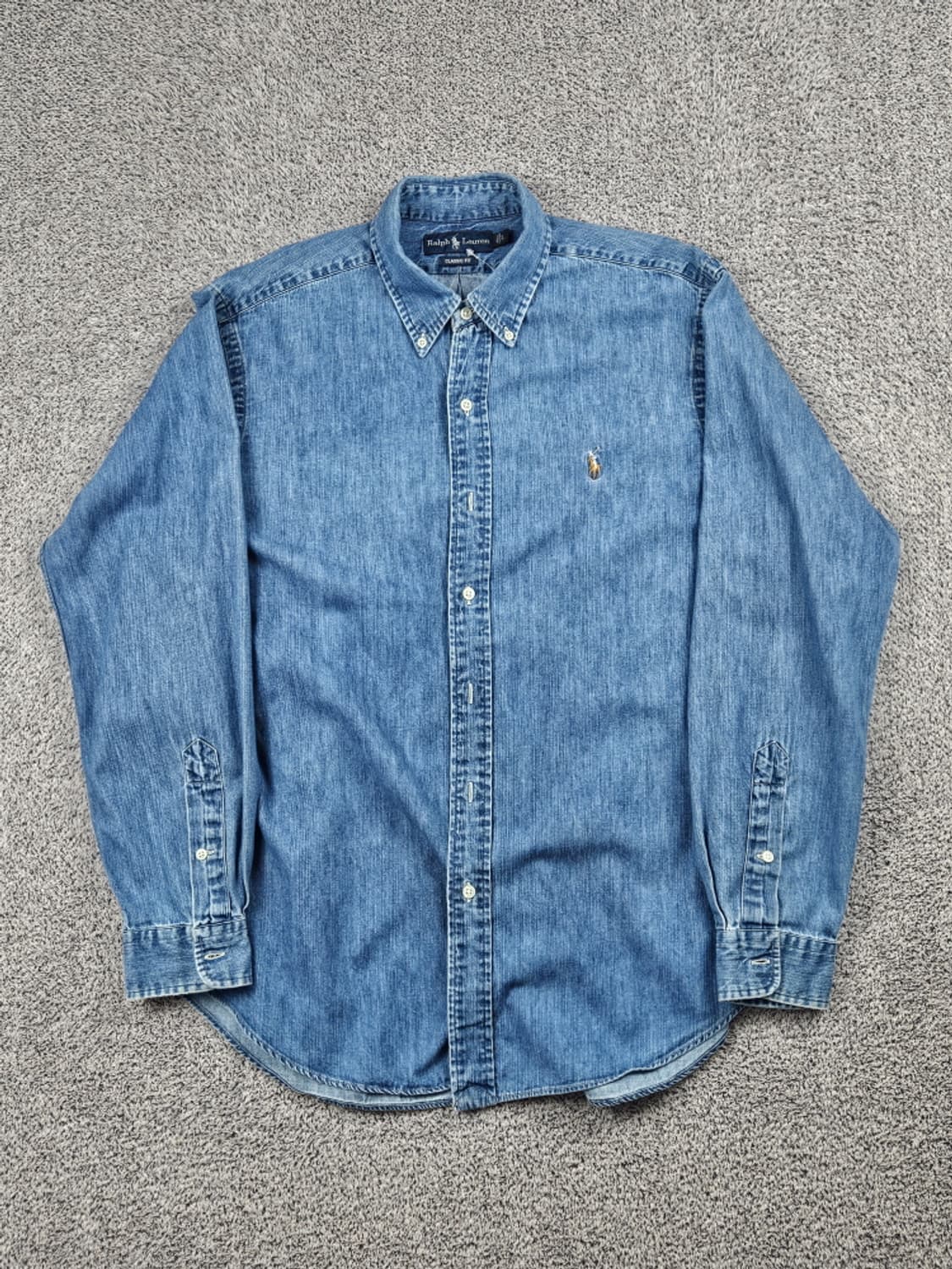 폴로랄프로렌 포니 클래식 핏 데님 셔츠 ( L ) / 10532 상품이미지2