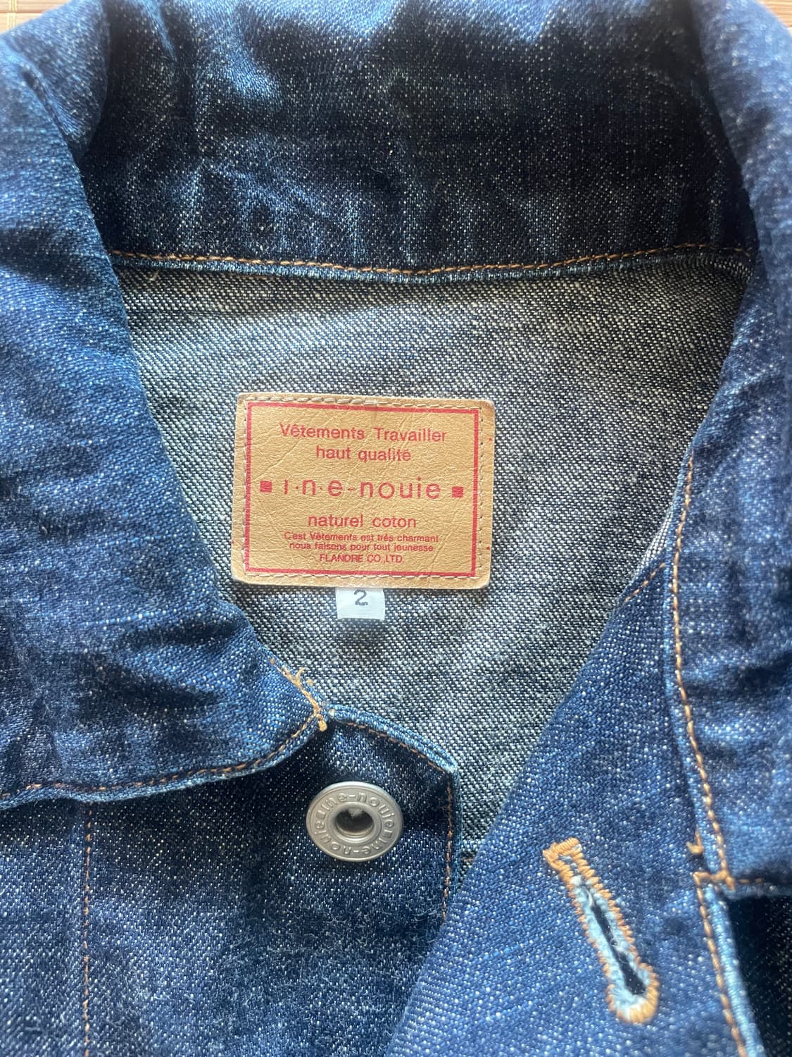 vintage 데님 청자켓 상품이미지3