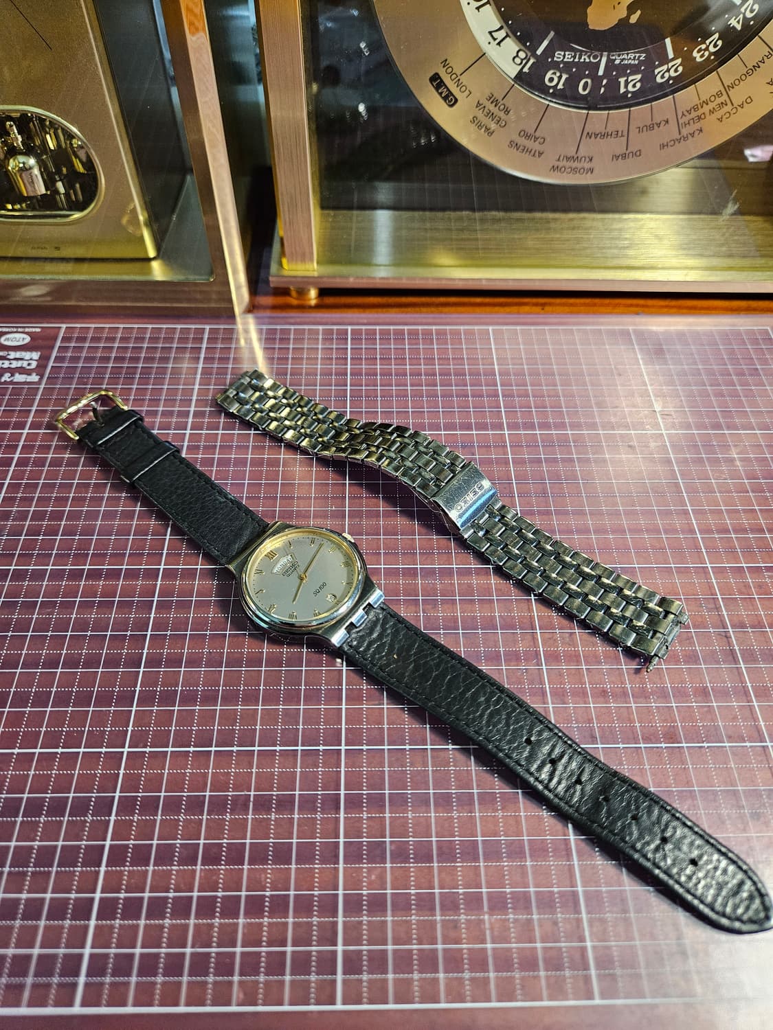 세이코 SQ100 쿼츠 데이데이트 빈티지 시계 상품이미지5