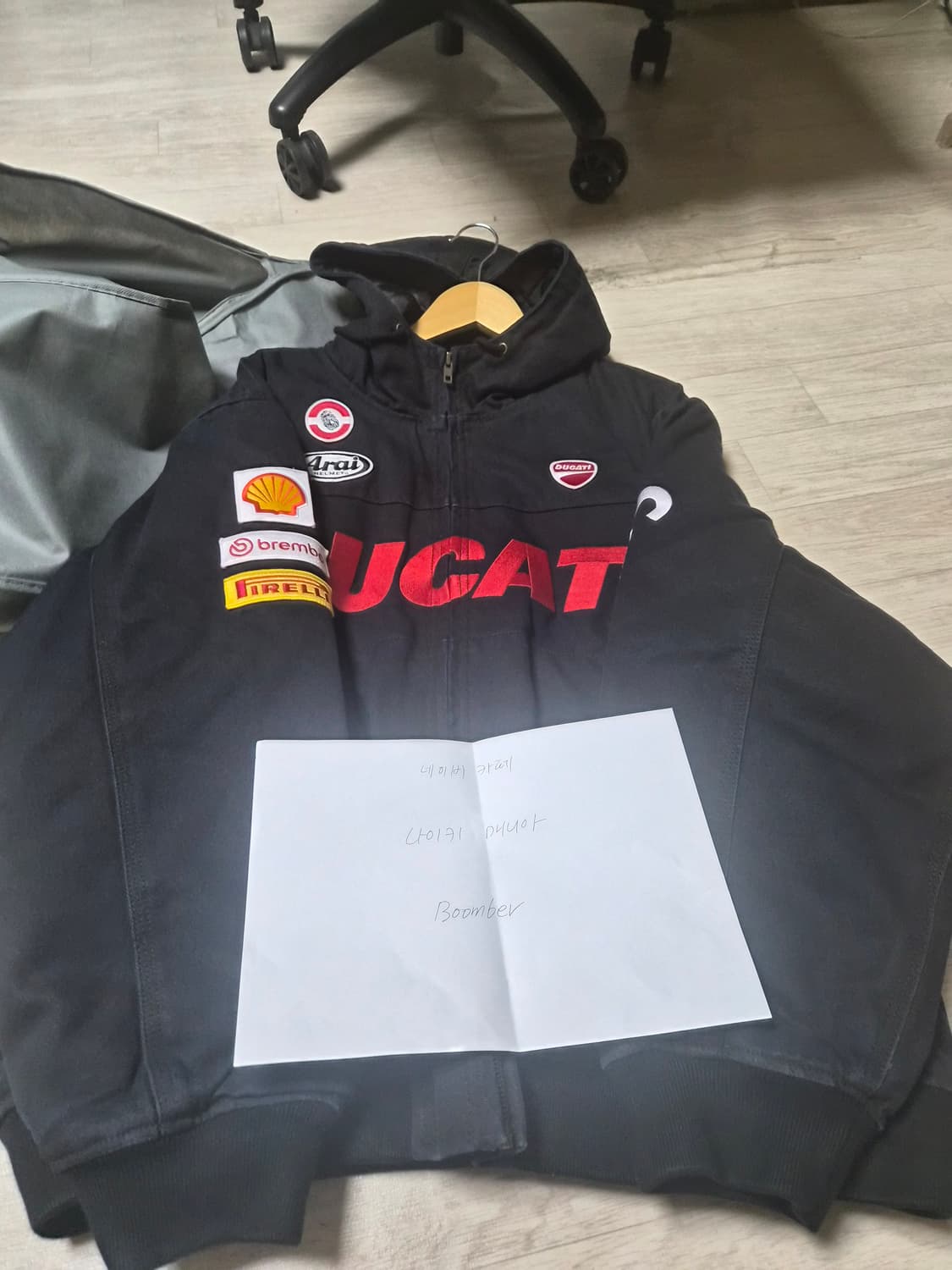 XL)슈프림x두카티 후드워크자켓  상품이미지1