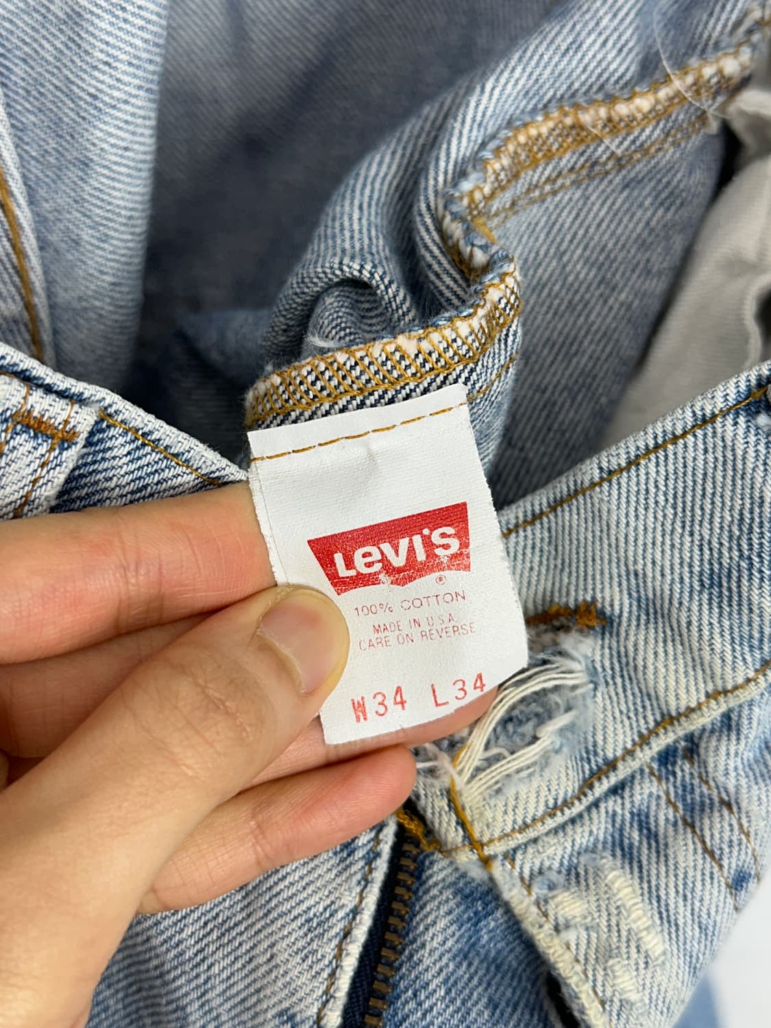 Levi’s 90s 505 Made in USA Denim 상품이미지8