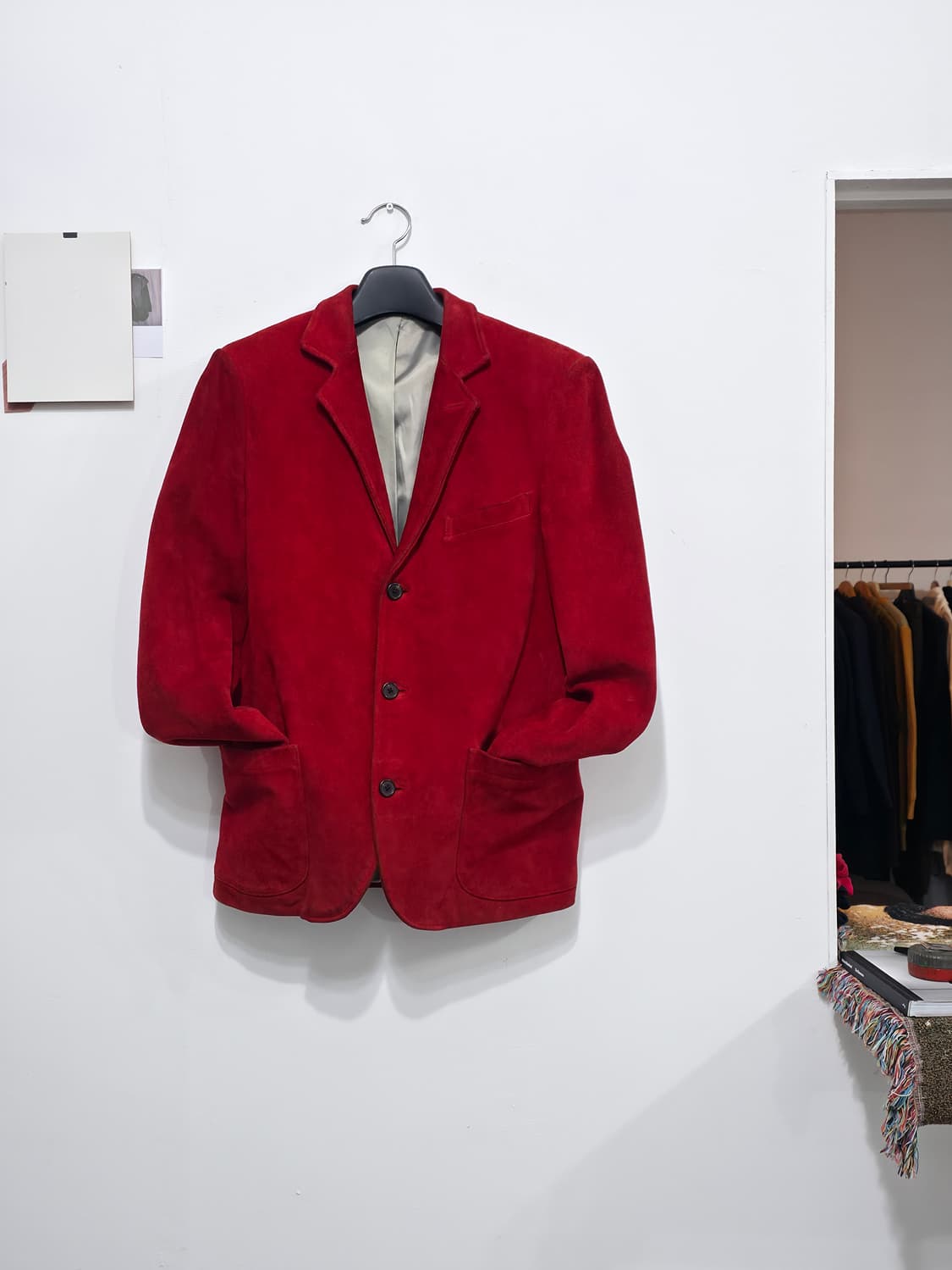 Y's for men red rabel leather jacket 상품이미지4