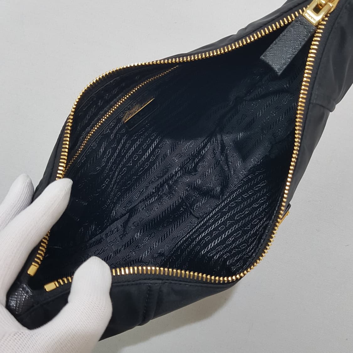 프라다 드뮈룬 리나일론 여성 체인 숄더백 1BH222 상품이미지9