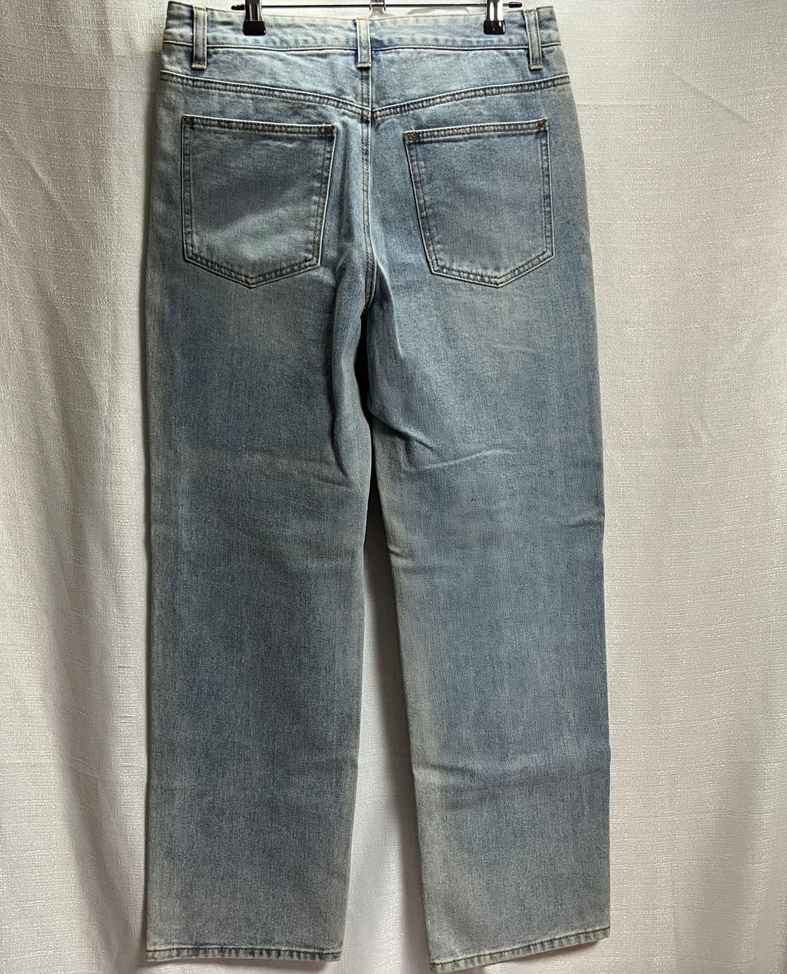 새상품 스파오 와이드 연청 데님팬츠 32 상품이미지5