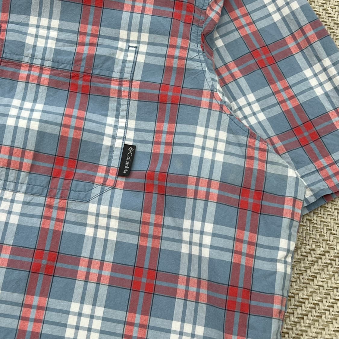 컬럼비아 체크 하프 셔츠 r3802  상품이미지4