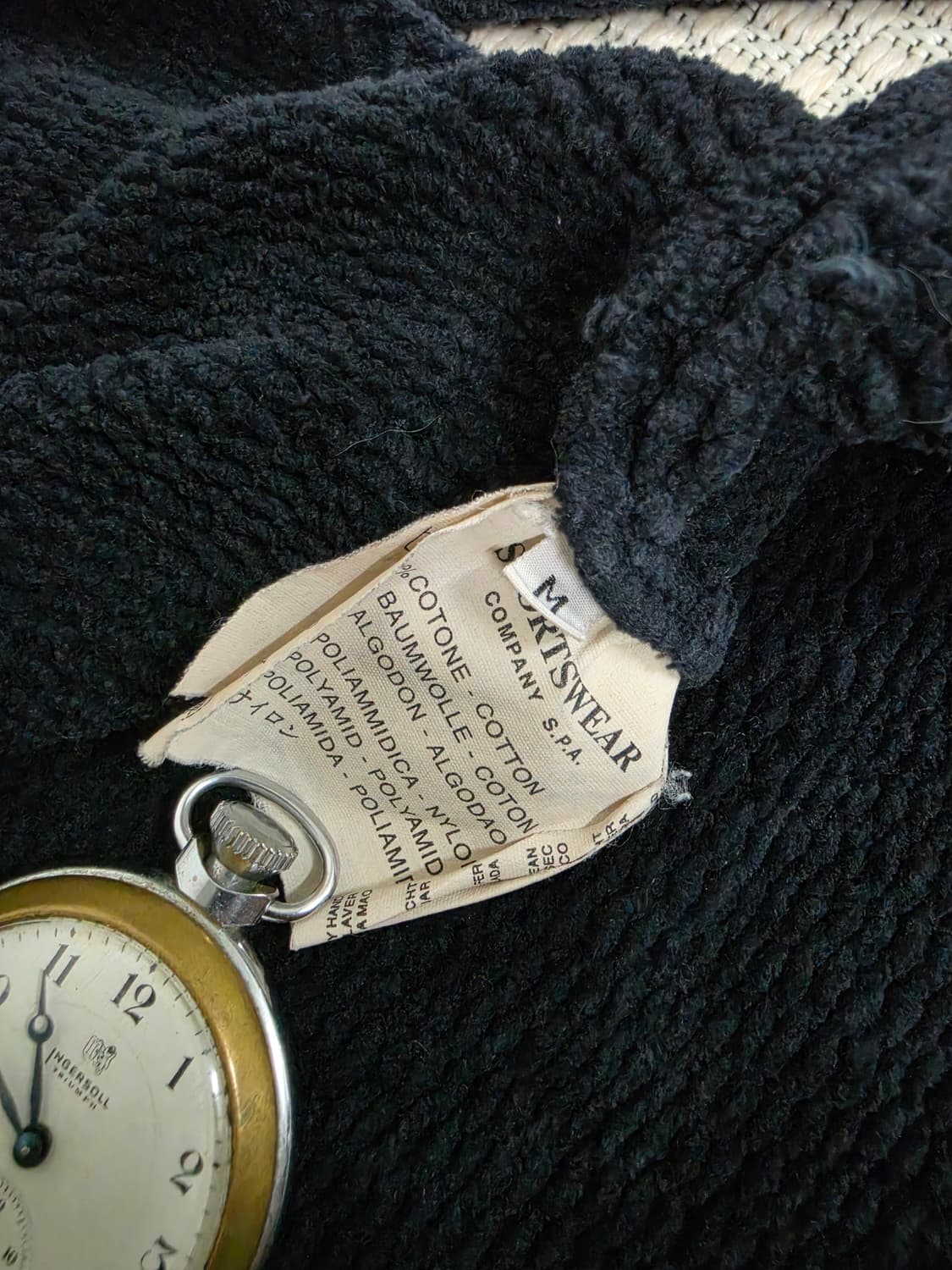 98AW 스톤 아일랜드 그린 엣지 다크 셔닐 니트 상품이미지10