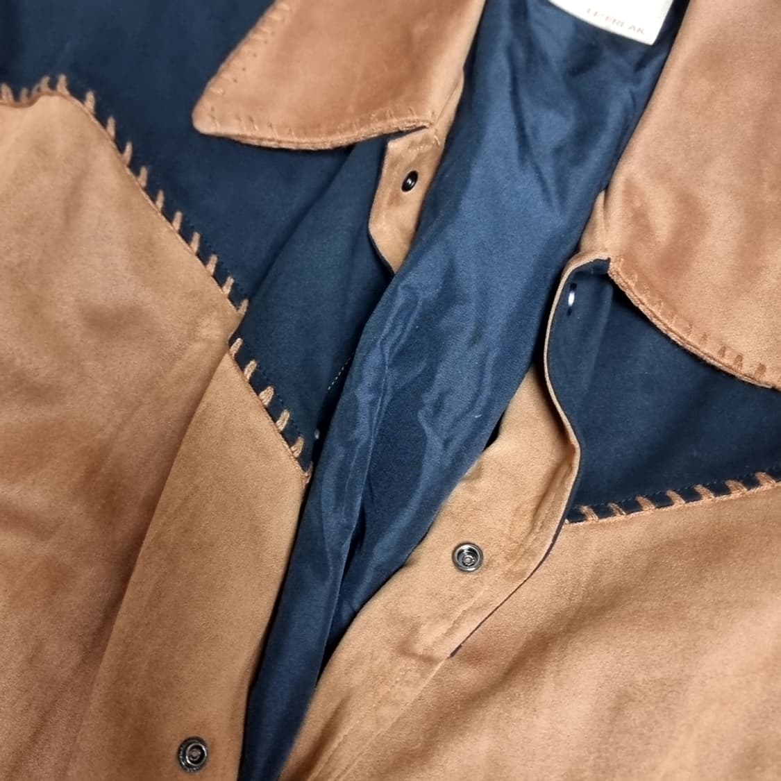 빈티지 신슐레이트스웨이드 웨스턴 스타일 자켓 브라운(105) 상품이미지2