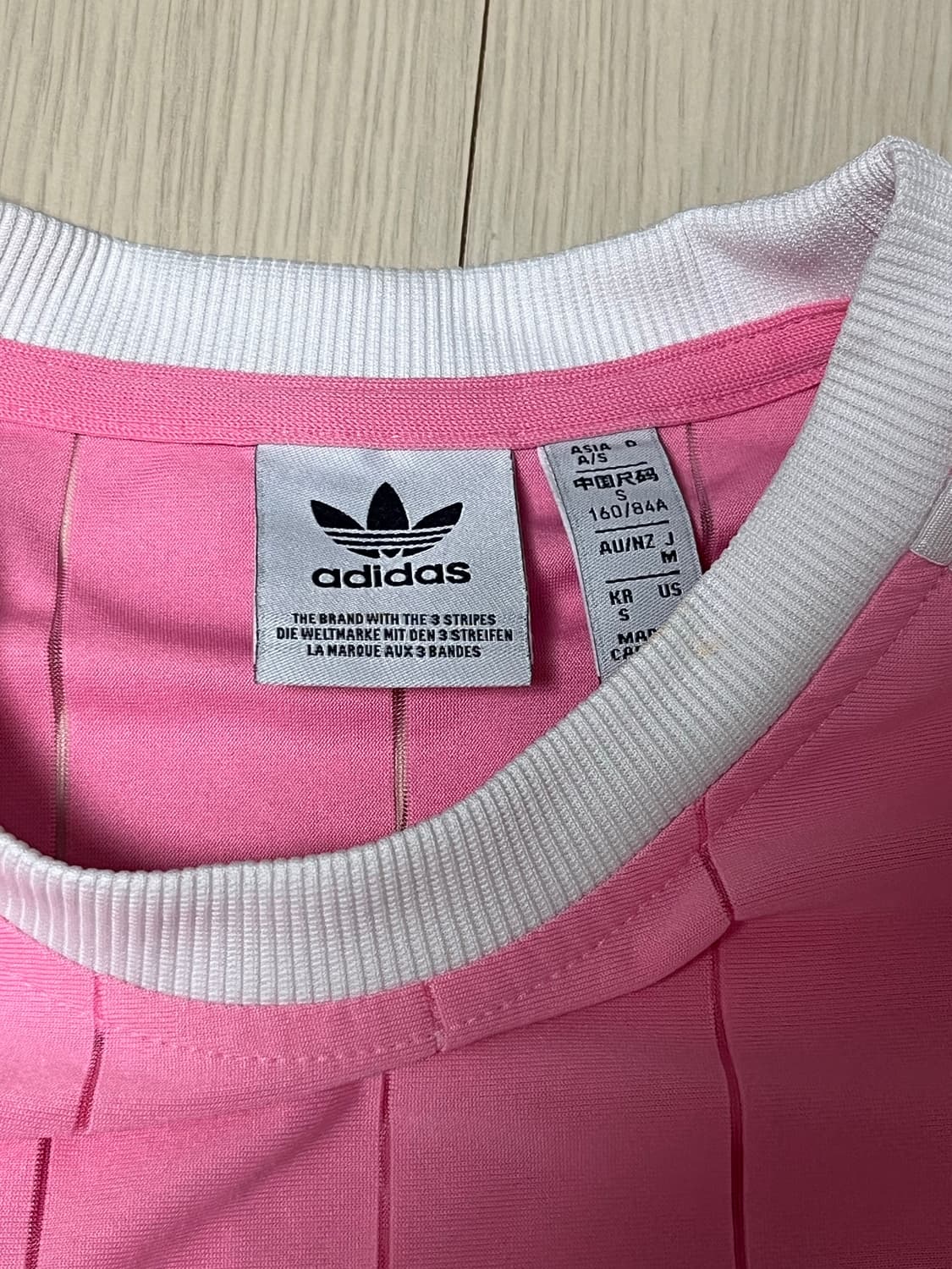 핑크아디다스삼성반팔티 상품이미지3