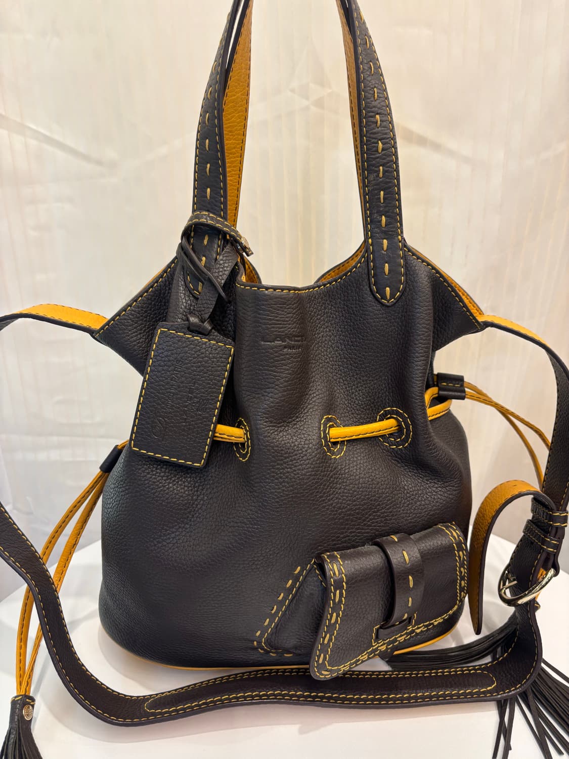 정품 란셀 복조리 숄더 크로스백     상품이미지2