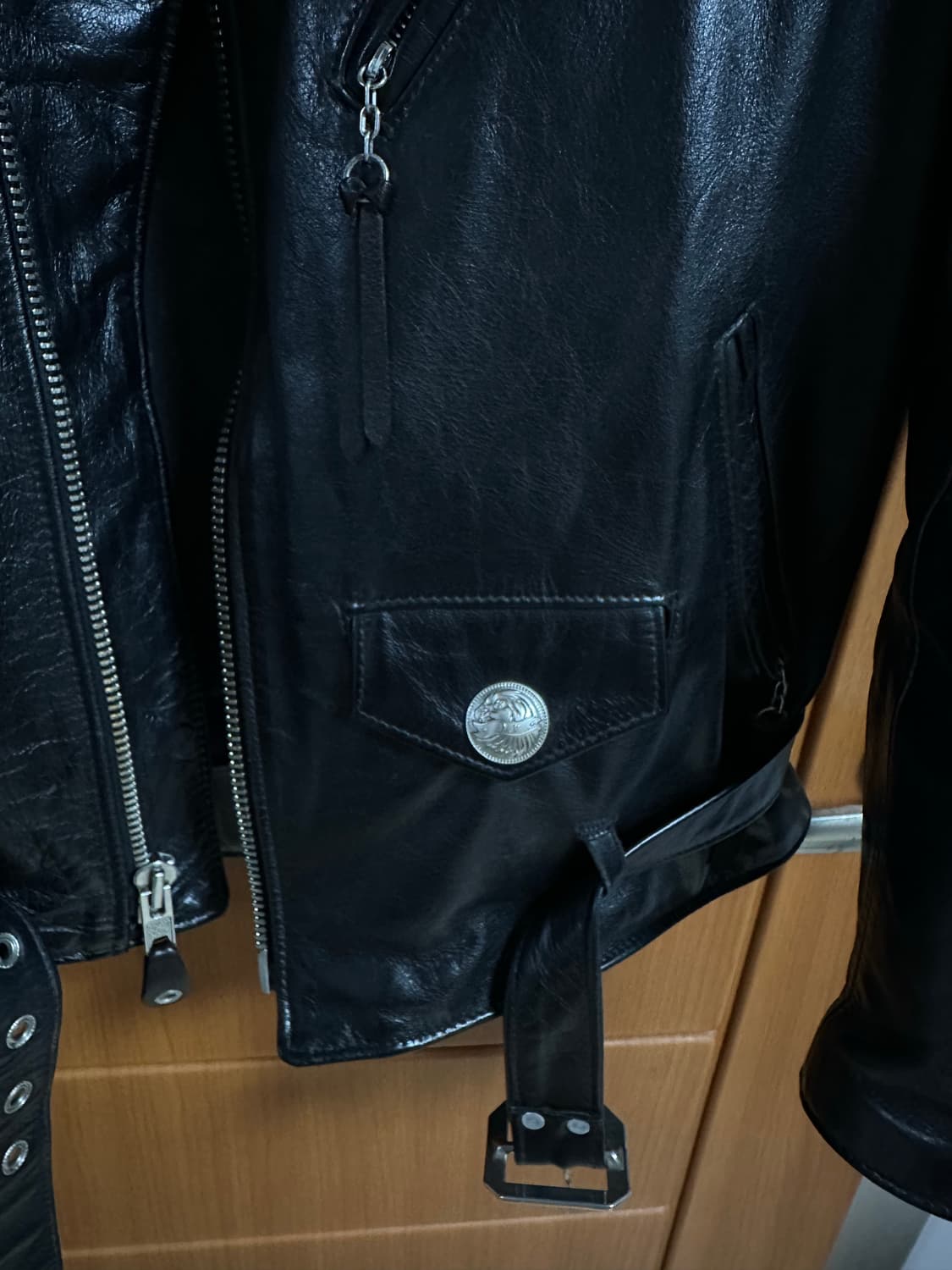 Schott nyc perfect  DIAFVINE 콜라보 613RL 상품이미지4