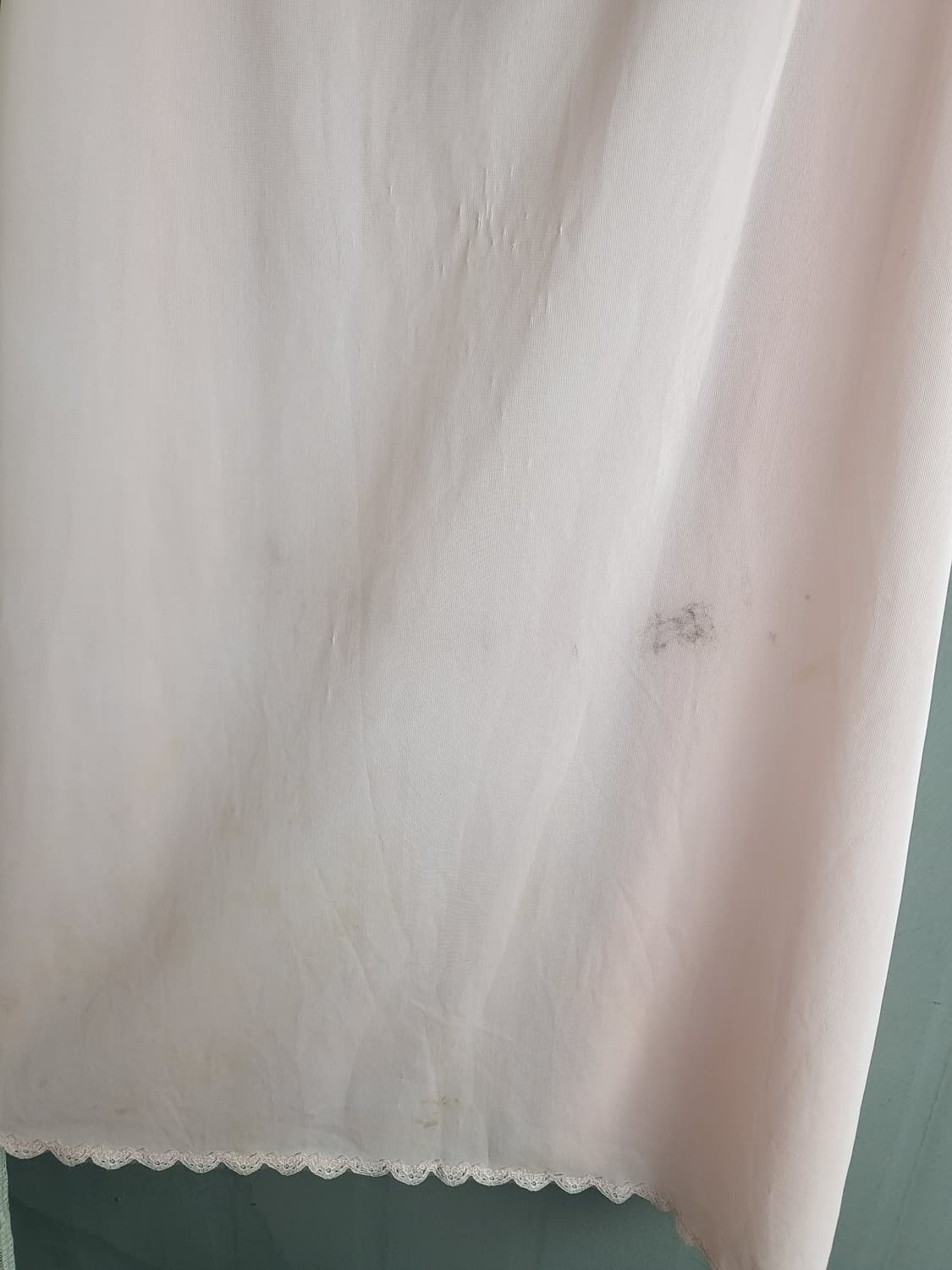 B급 빈티지 베이비핑크 레이스 슬립 드레스 상품이미지8