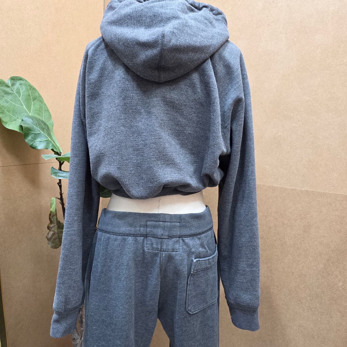 갭 언더붑 크롭탑 후드티 상품이미지6