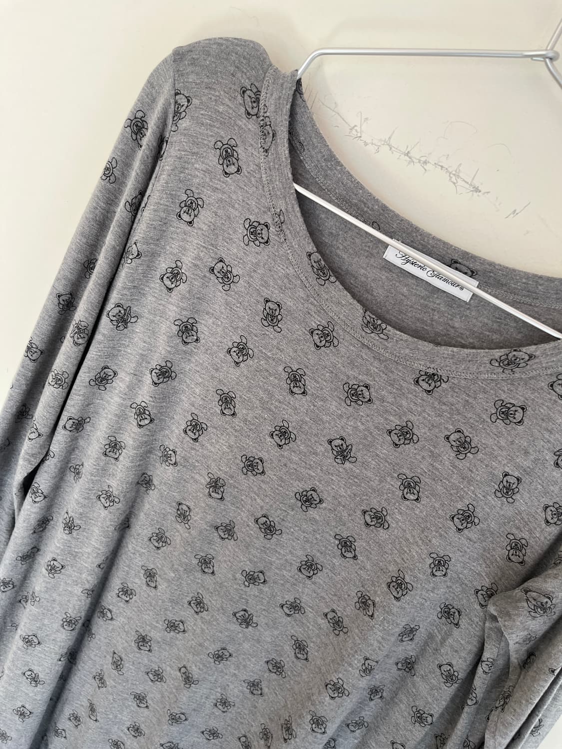 히스테릭 글래머 퍽베어 올오버 프린트 원피스 상품이미지2