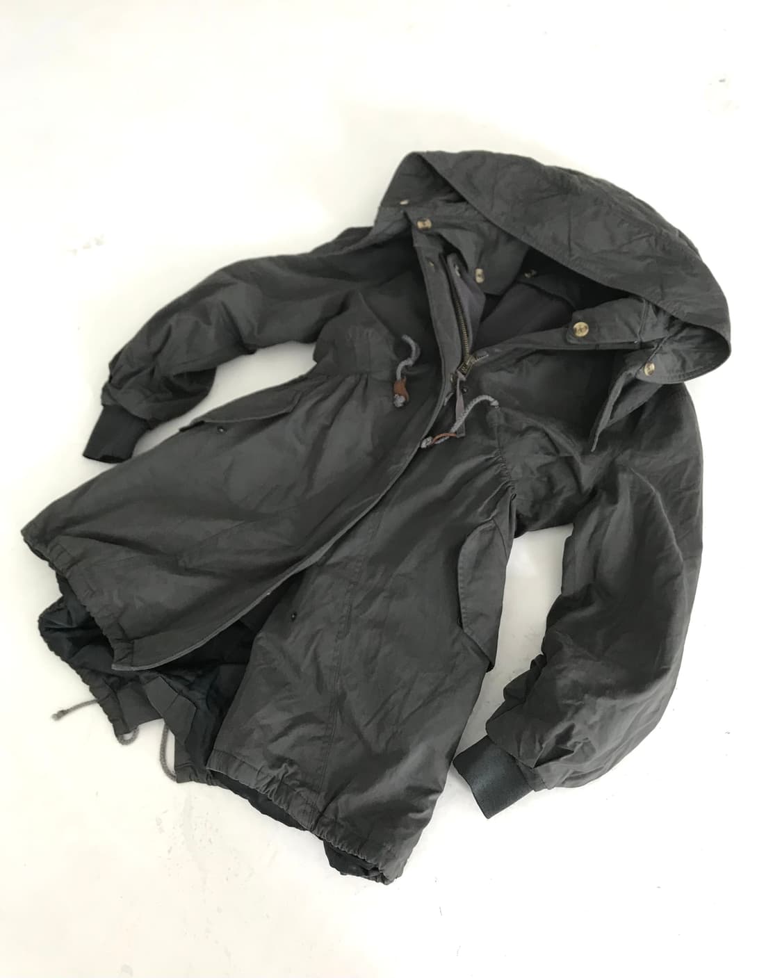 Shirring padded military jumper  상품이미지8