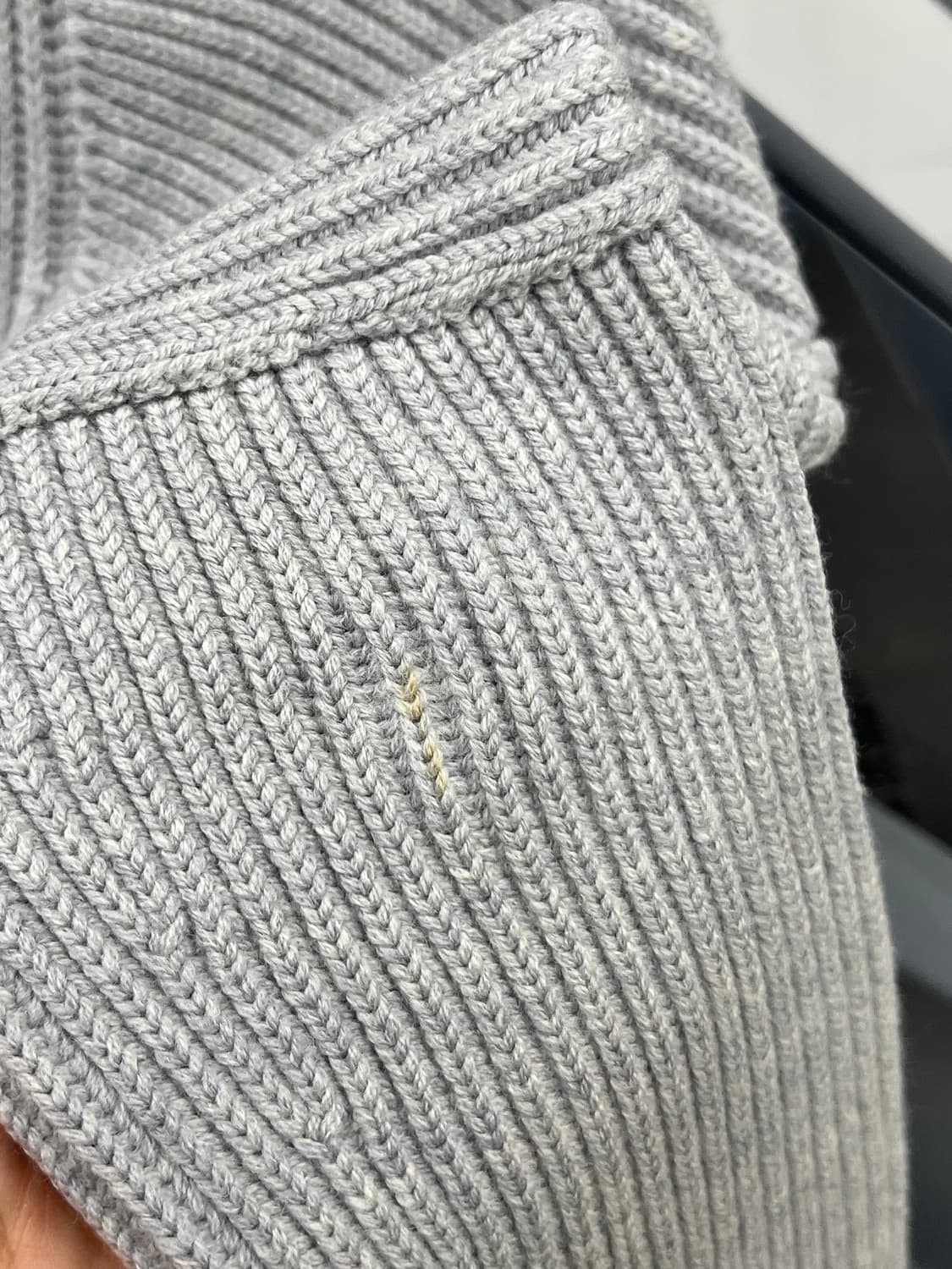 알렉산더왕 사선 패턴 울 니트 집업 상품이미지10