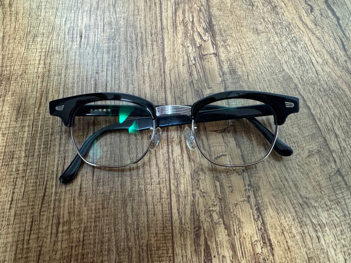 [FREE] 백산안경 린디브로우 하금테 블랙/실버 상품이미지2