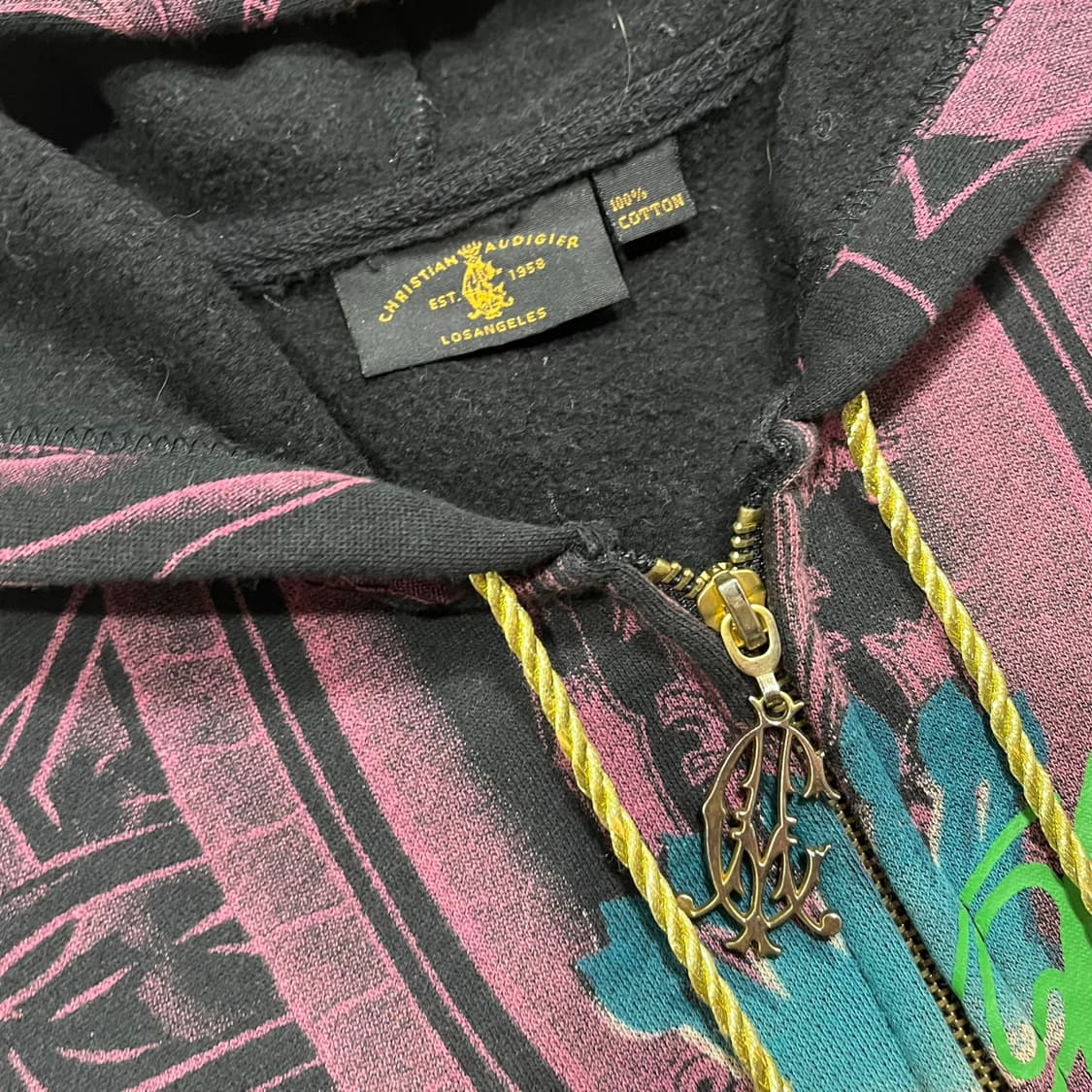 크리스찬 오디저 로즈 크라운 르네상스 스터드 후디 집업 상품이미지5