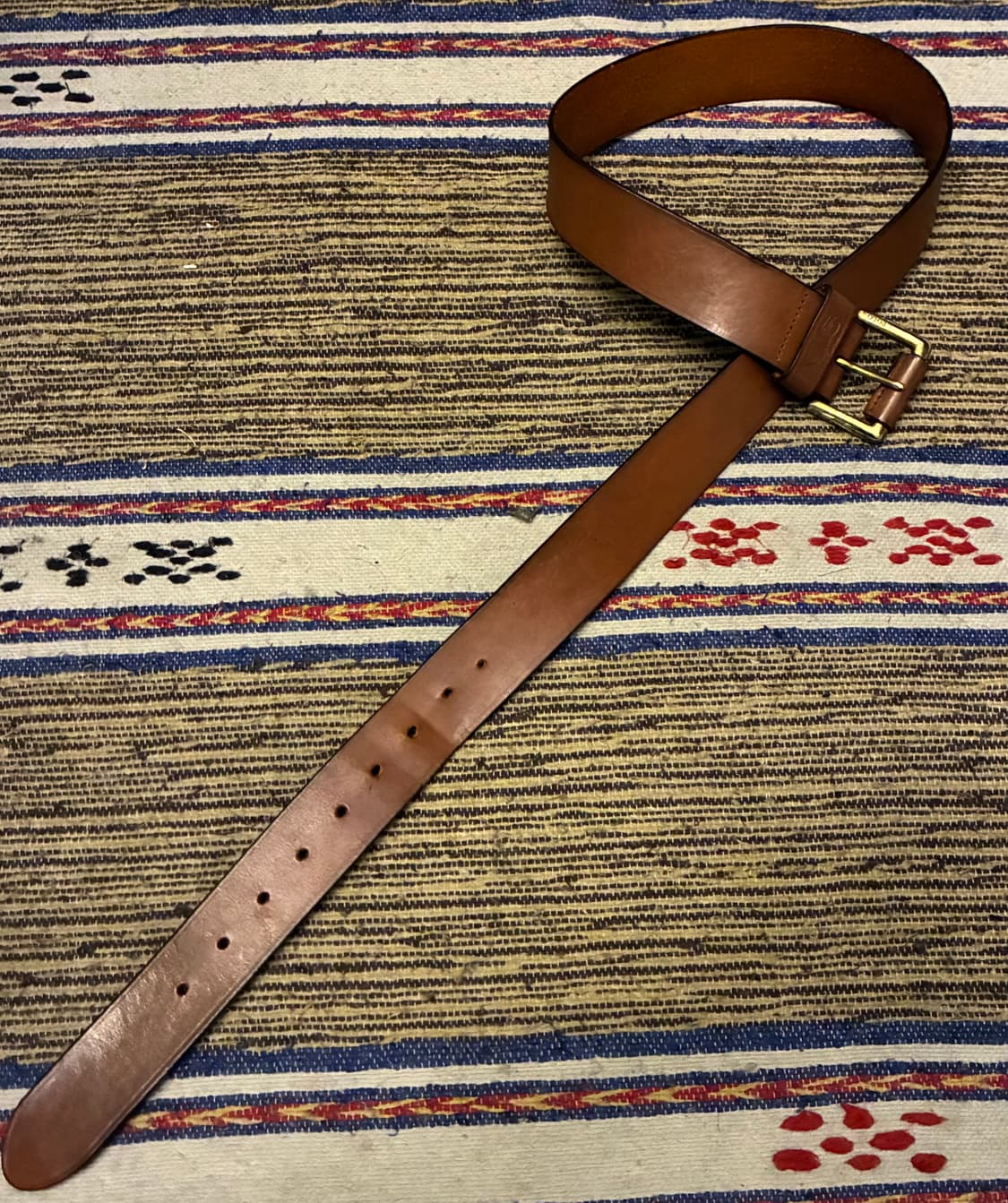 (30~34)POLO 폴로랄프로렌 금장 버클 레더벨트 가죽벨트 상품이미지9