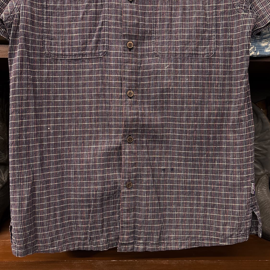 파타고니아 타이니 라이닝 패턴 자카드 코튼 워크셔츠 N1029 상품이미지4