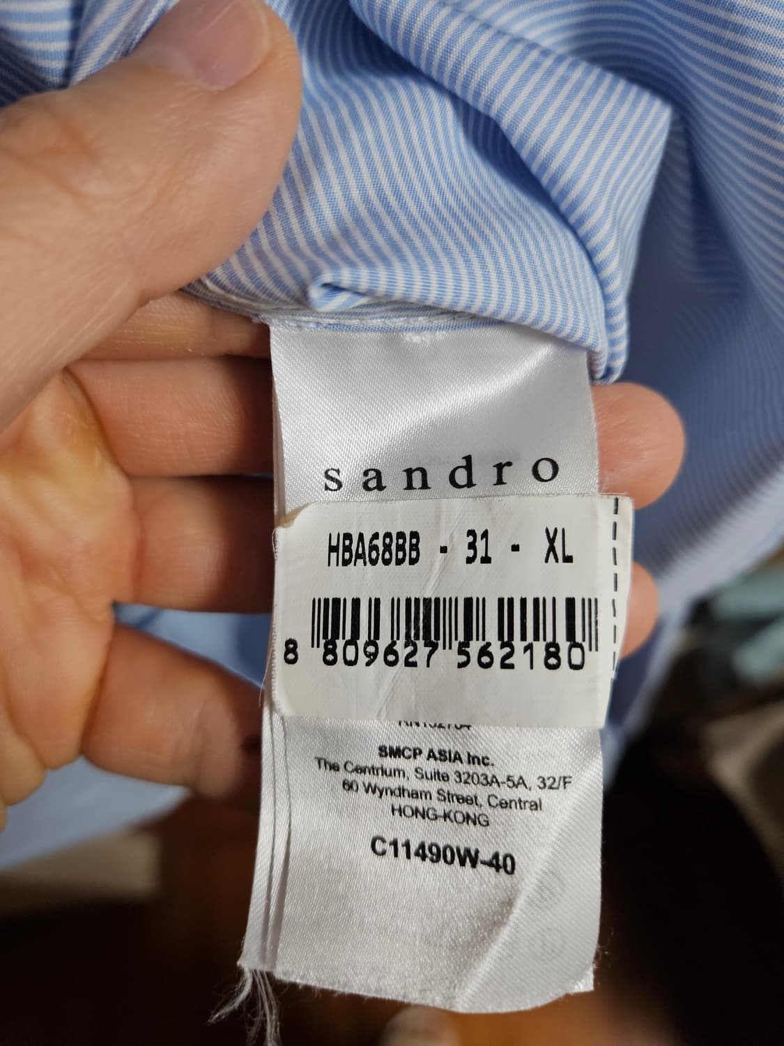 [XL] 산드로옴므 셔츠 팝니다 상품이미지4