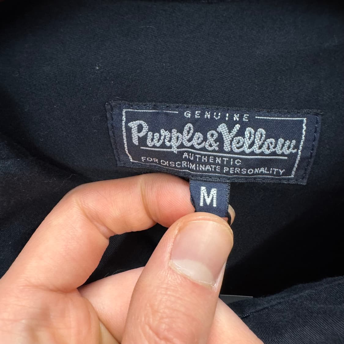 JPN VINTAGE 초어 자켓 후면 레터링 포인트 네이비 상품이미지7