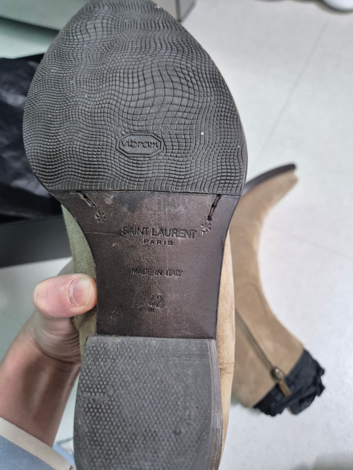 생로랑 루카스 스웨이드 부츠 4(260~270) 상품이미지3