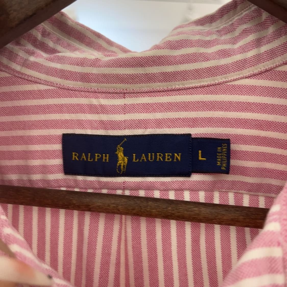 폴로 랄프로렌 레트로 빈티지 키치 딸기 스트라이프 셔츠 L C09387 상품이미지5