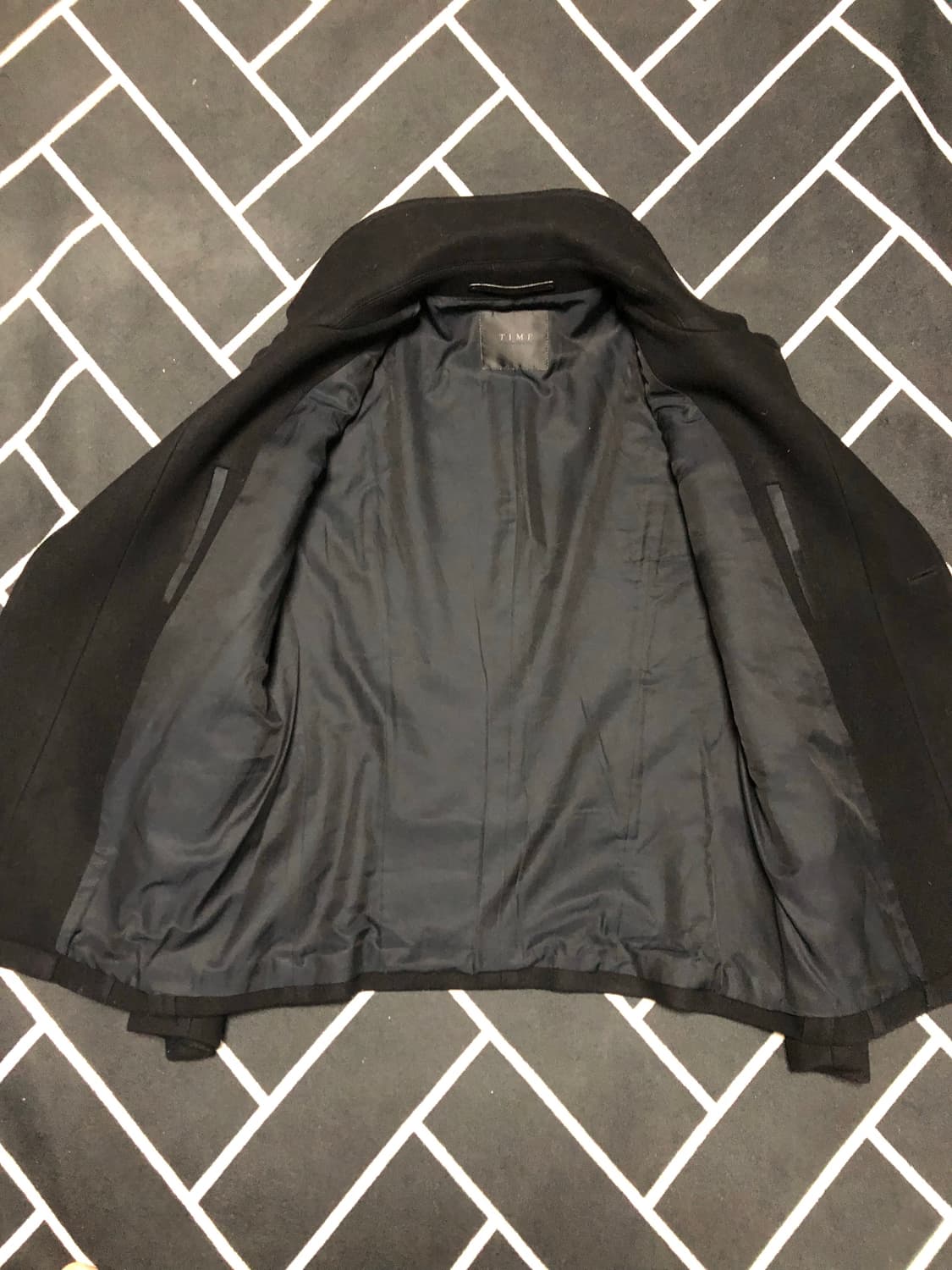 타임옴므 리얼가죽 라이더 무스탕 코트/몽클레어 스톤아일랜드 니트패딩톰포드 상품이미지6