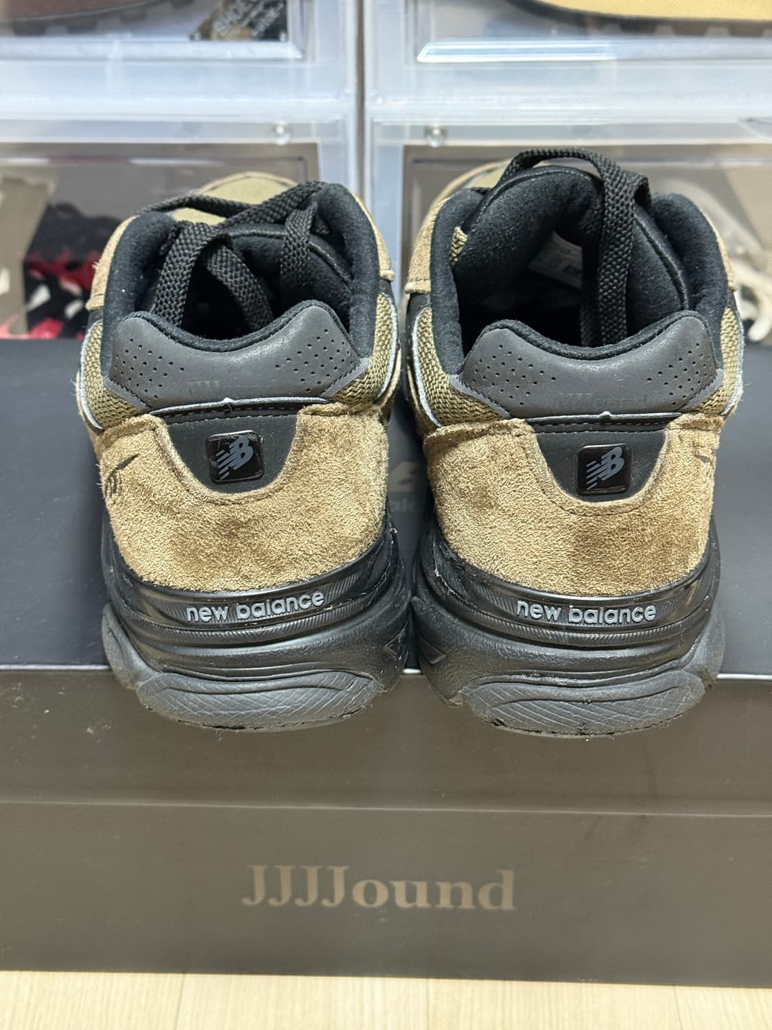 뉴발란스 x JJJ자운드 990v3 브라운 블랙 265 상품이미지3