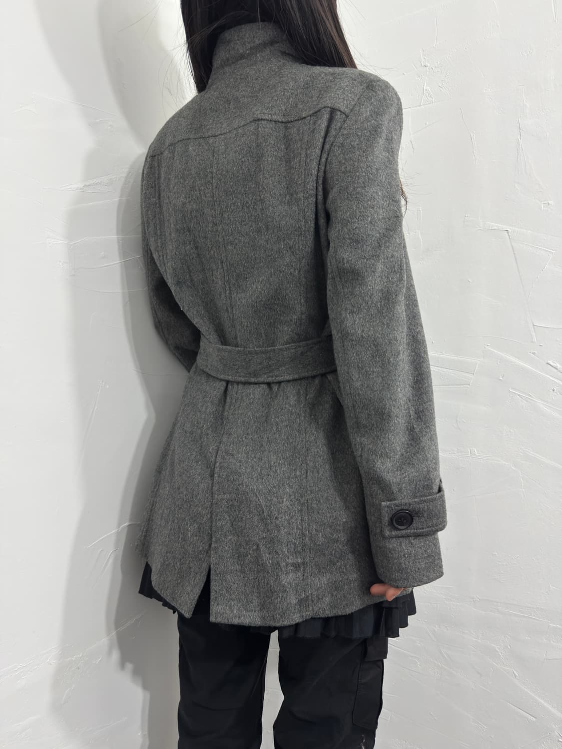grade button wool coat 상품이미지4